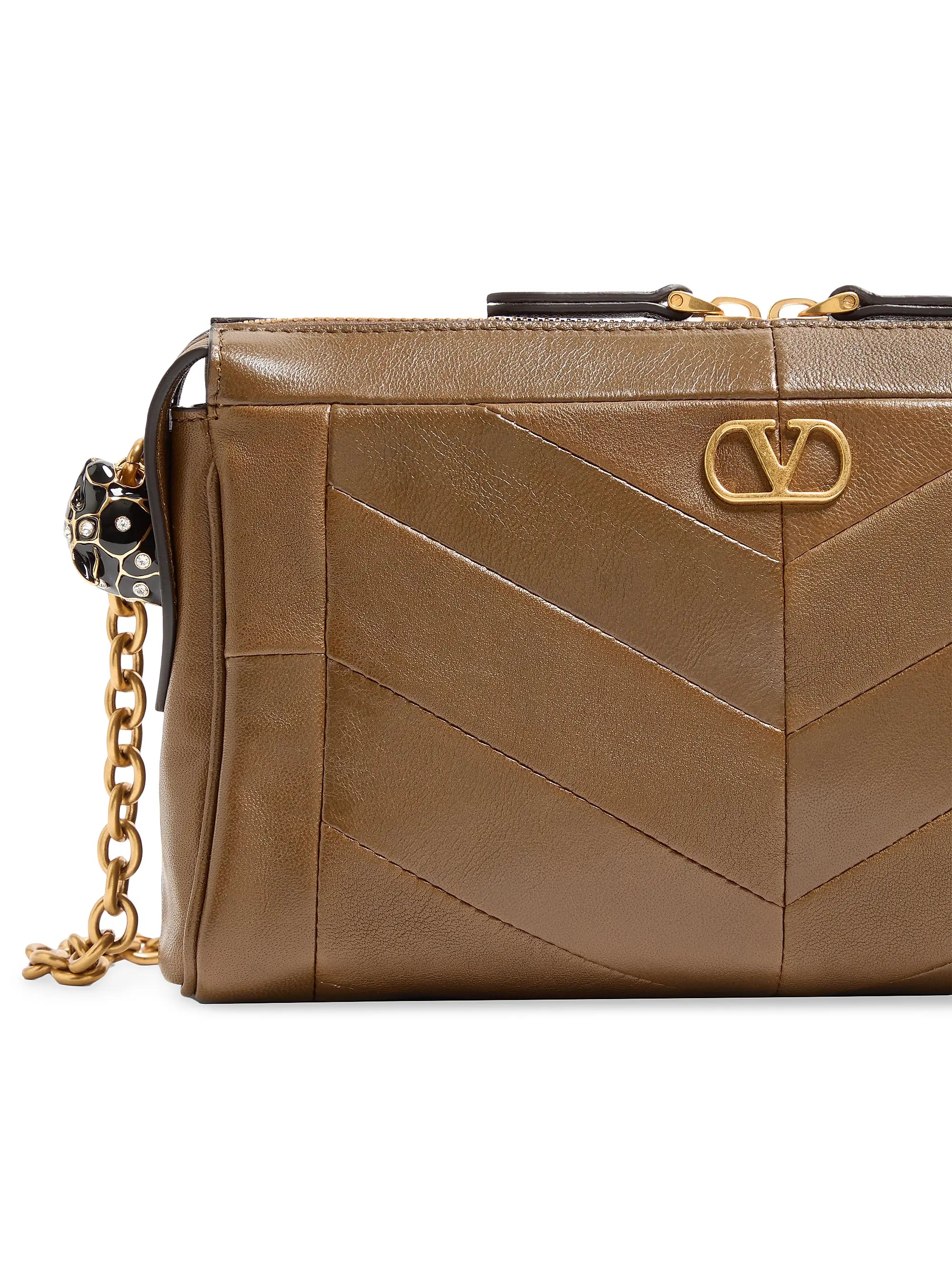 Valentino Garavani Panthea Small Shoulder Bag in Nappa Leather