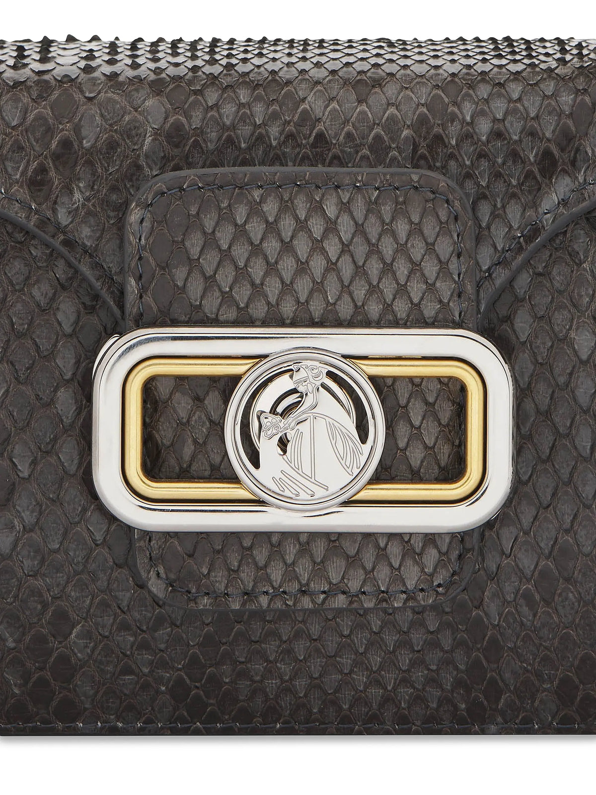 Lanvin Medium Pencil Cat Bag Top Handle in Python