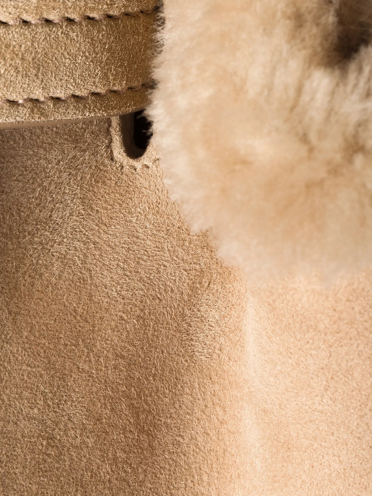 Miu Miu Aventure Shearling Tote Bag