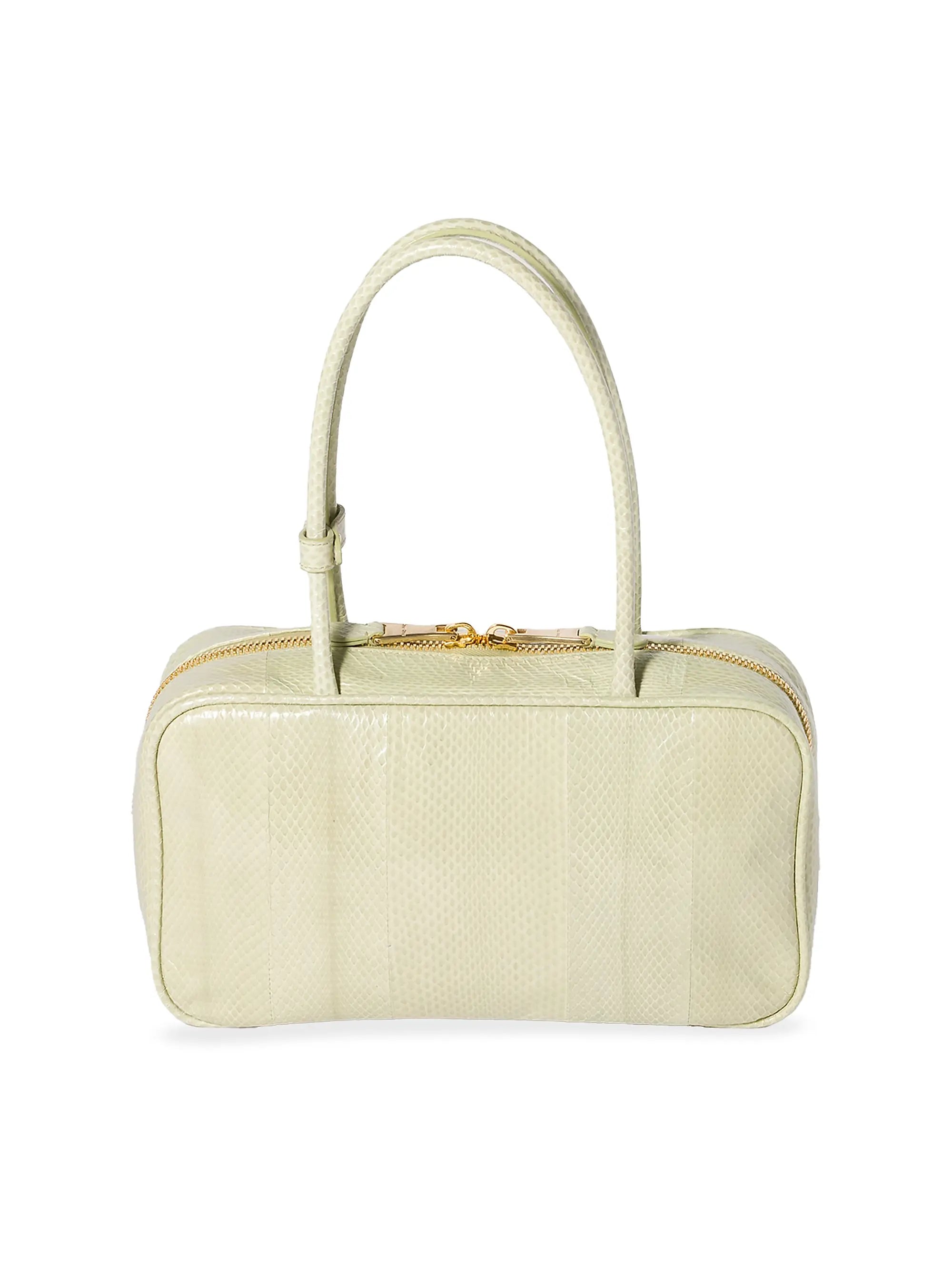 Miu Miu Beau Ayers Leather Top Handle Bag