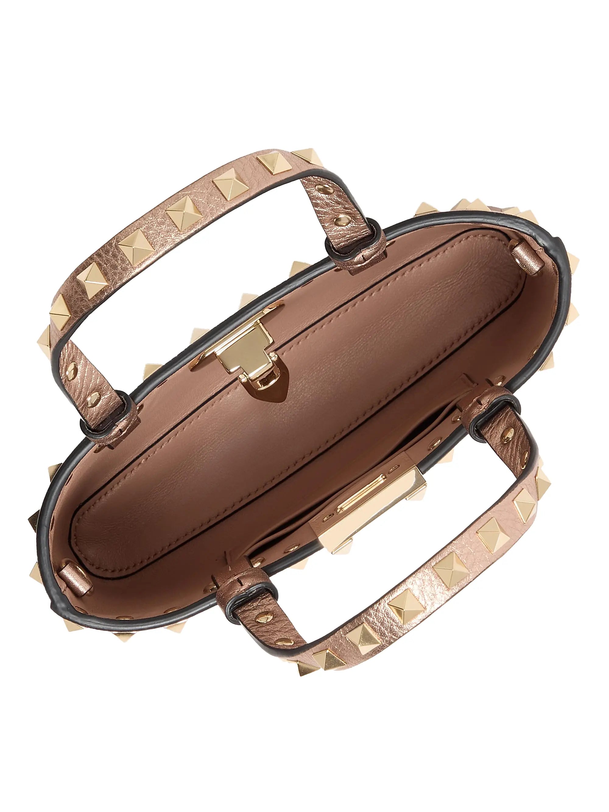 Valentino Garavani Rockstud Mini Shopping Top Handle Bag