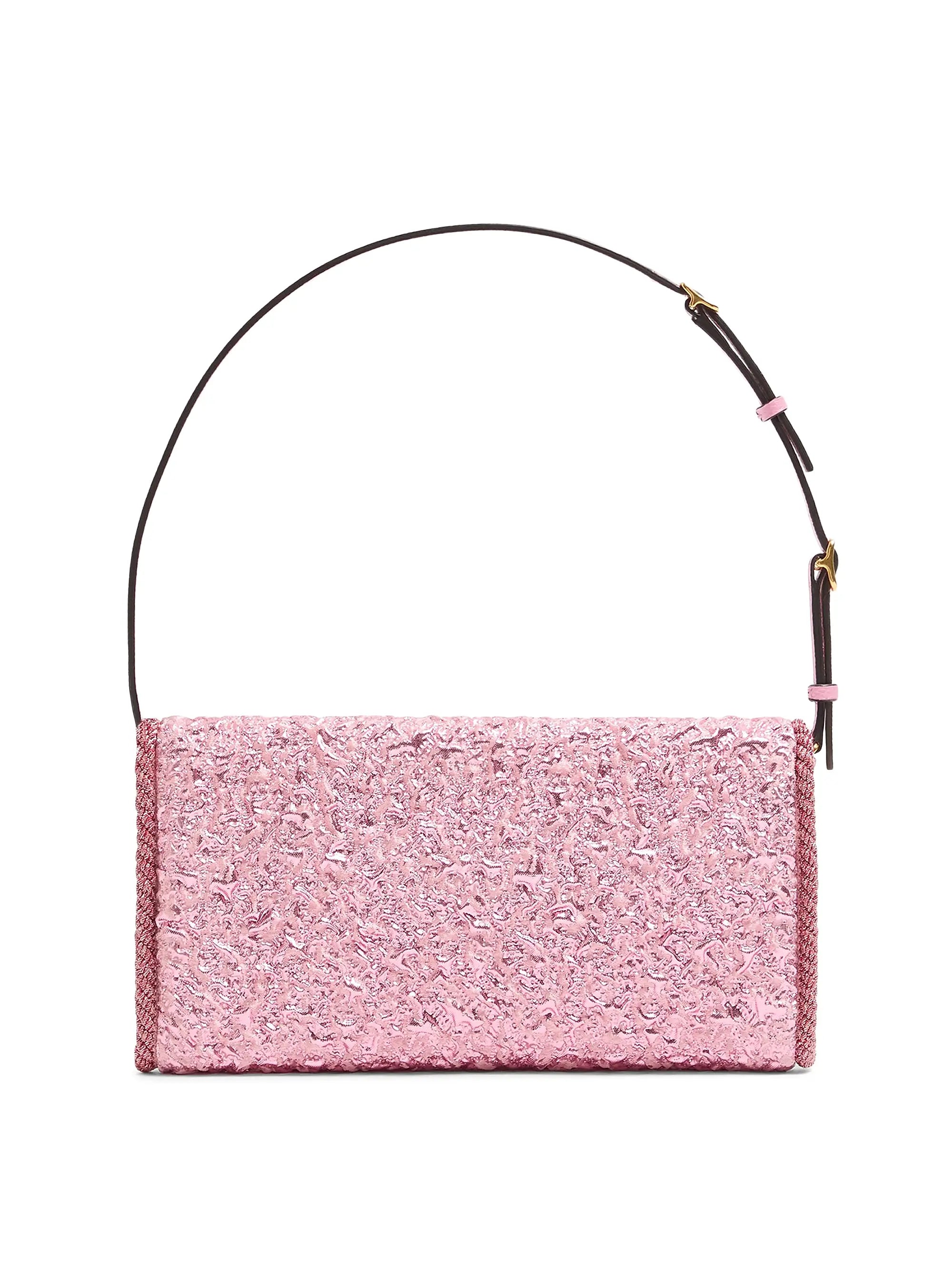 Valentino Garavani Devain Small Shoulder Bag in Cloqué Jacquard Fabric