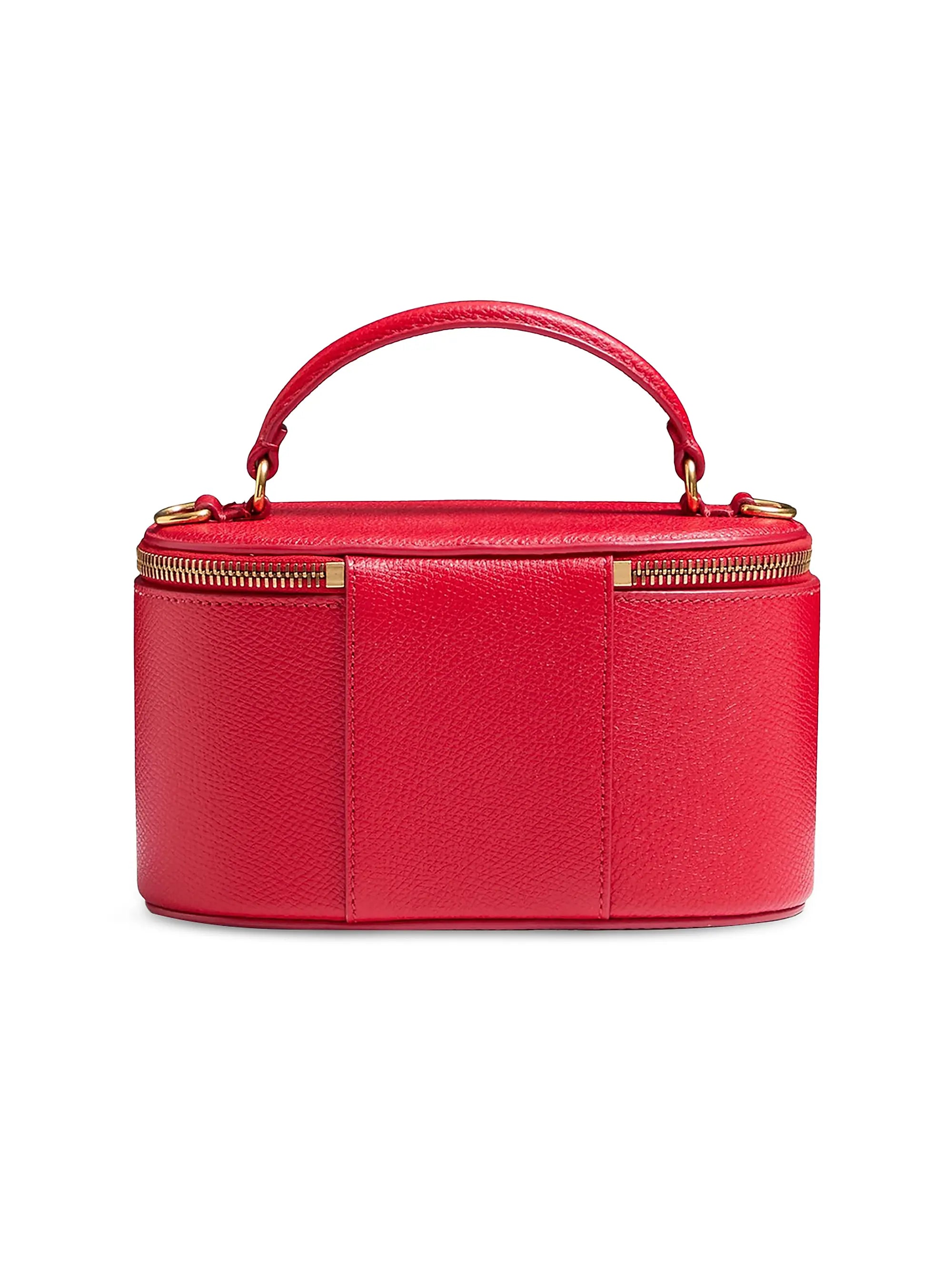 Valentino Garavani VLogo Signature Mini Vanity Bag in Grainy Calfskin