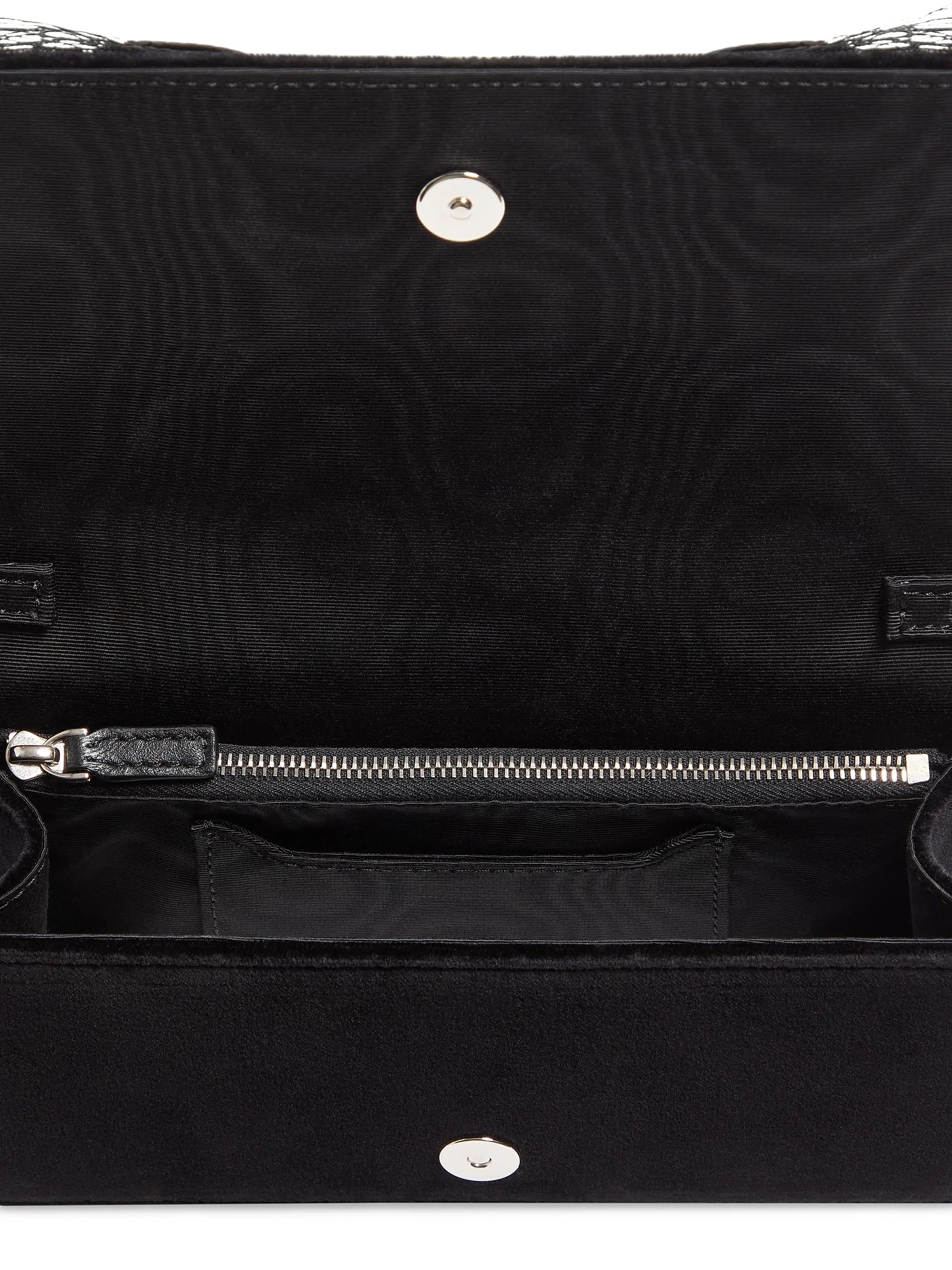 Valentino Garavani VLogo Signature Mini Velvet Shoulder Bag