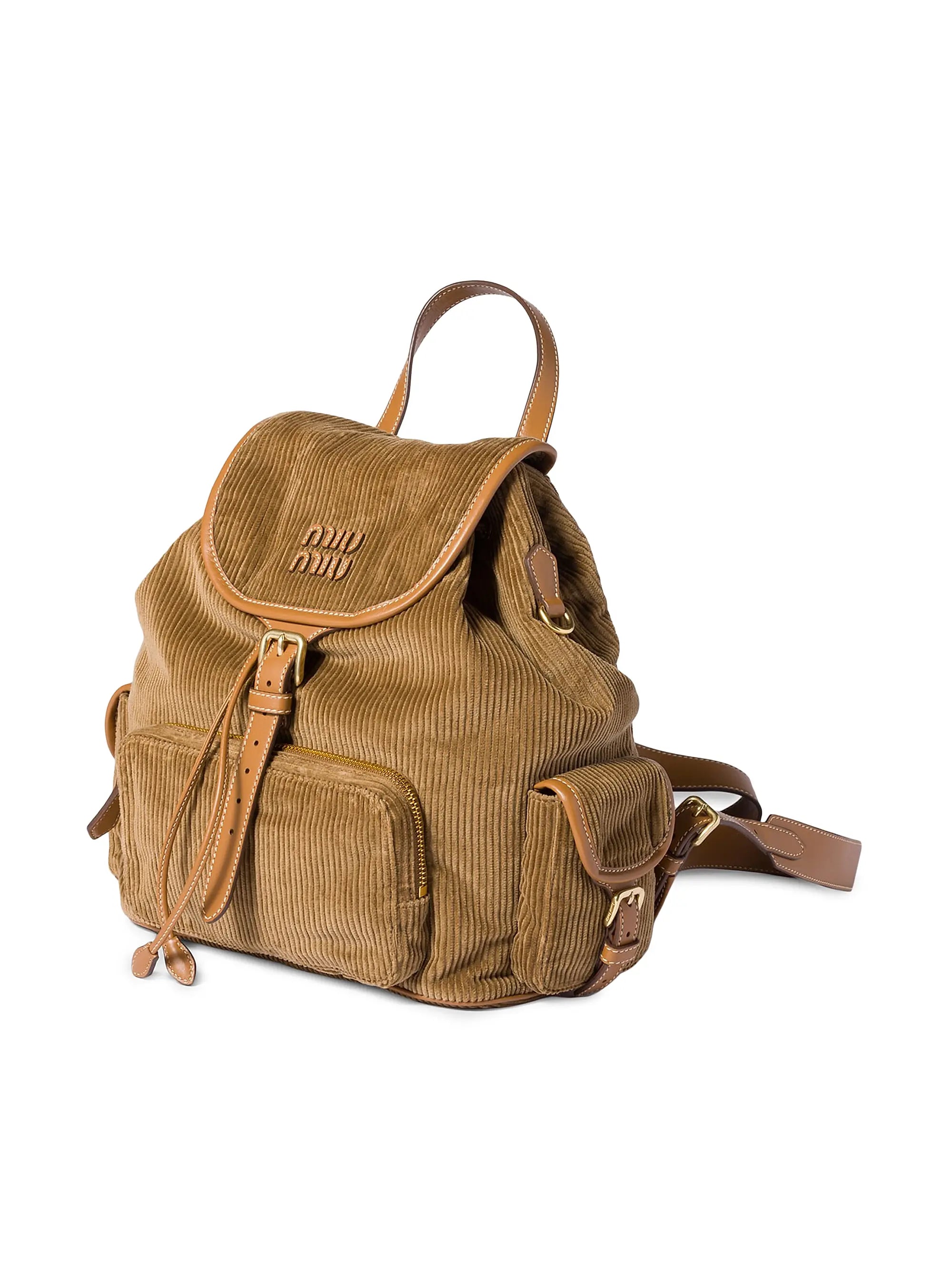 Miu Miu Corduroy Backpack