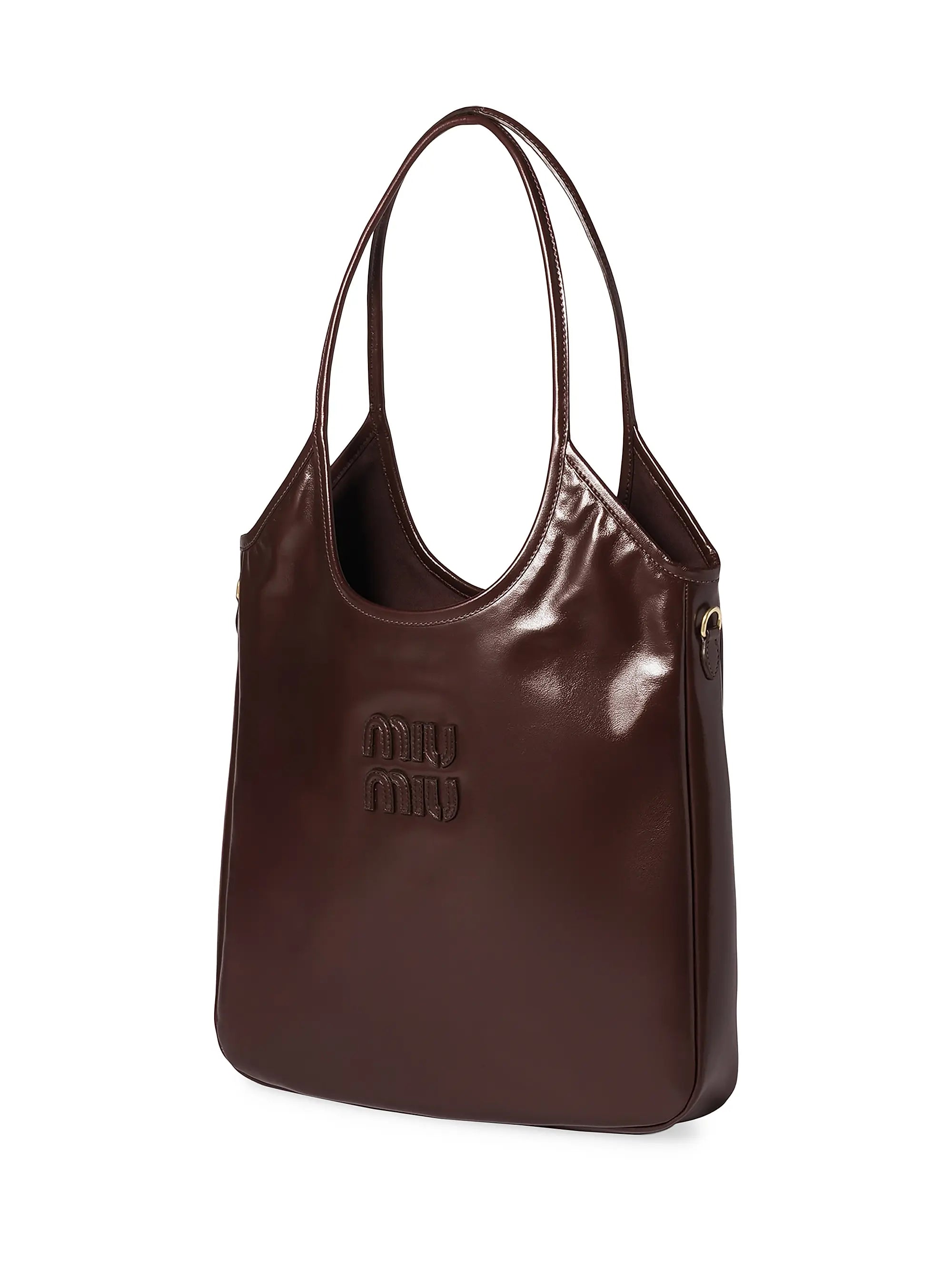 Miu Miu Ivy Leather Tote Bag