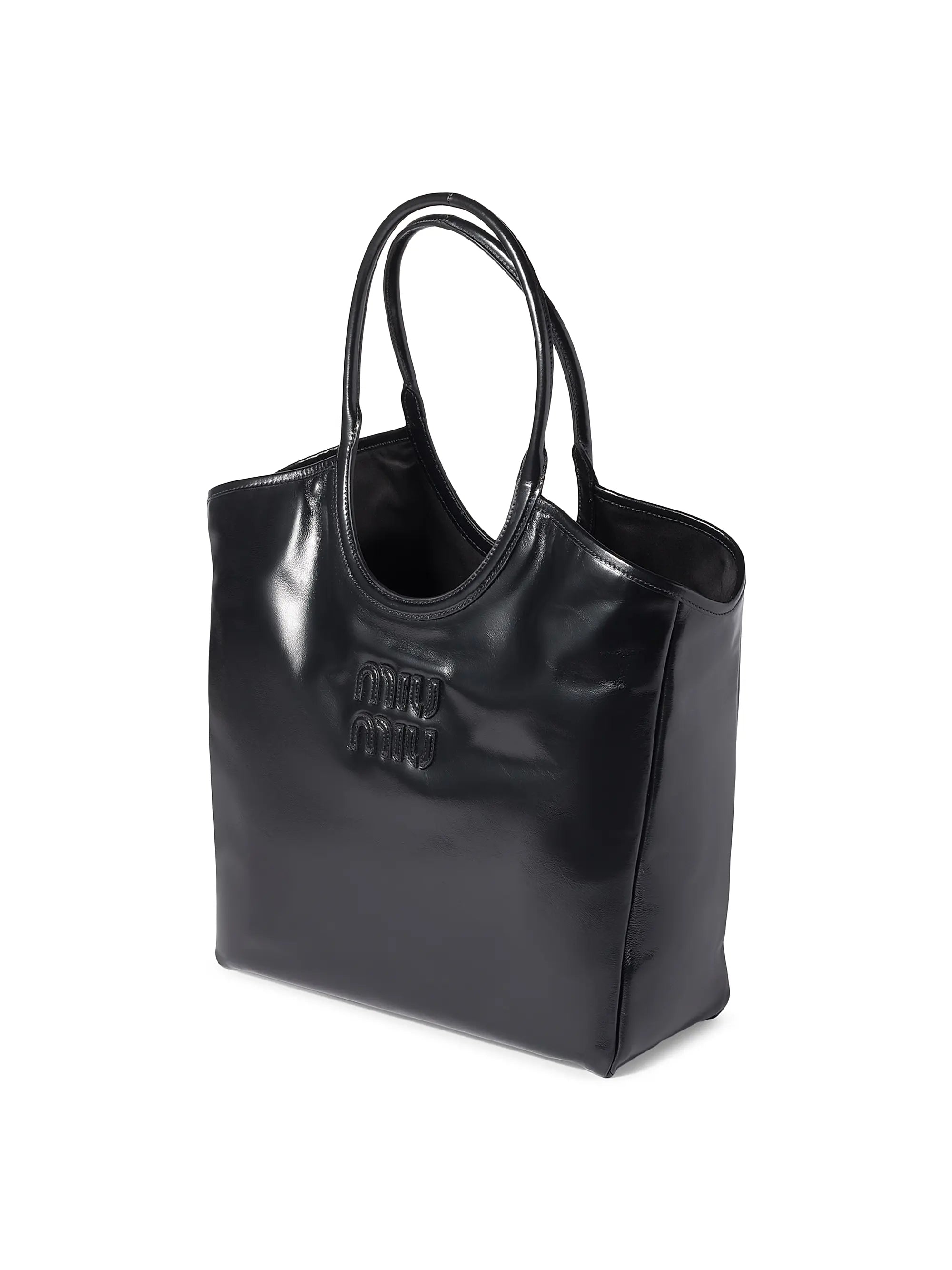 Miu Miu Ivy Leather Tote Bag