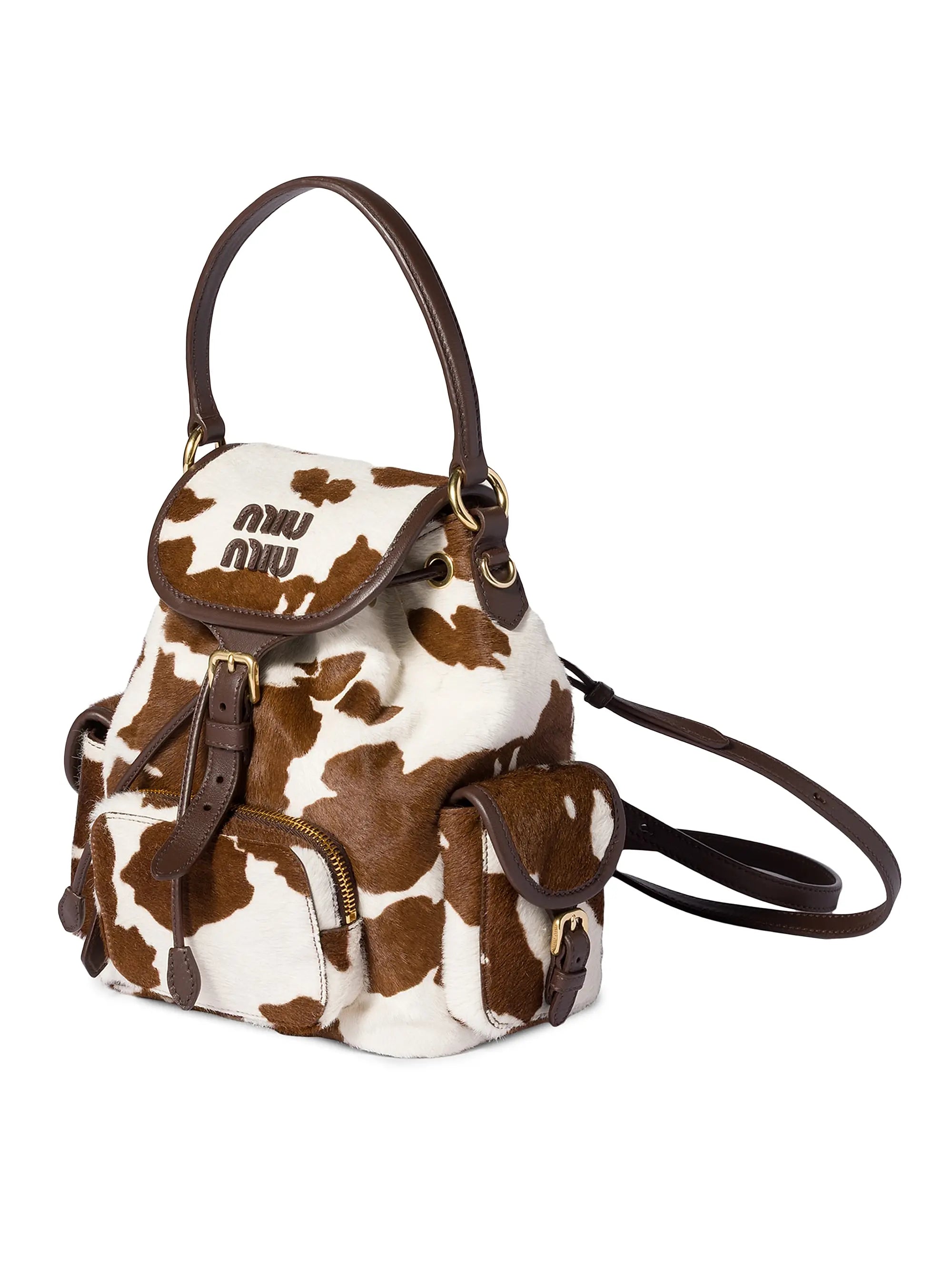 Miu Miu Calf Hair Backpack