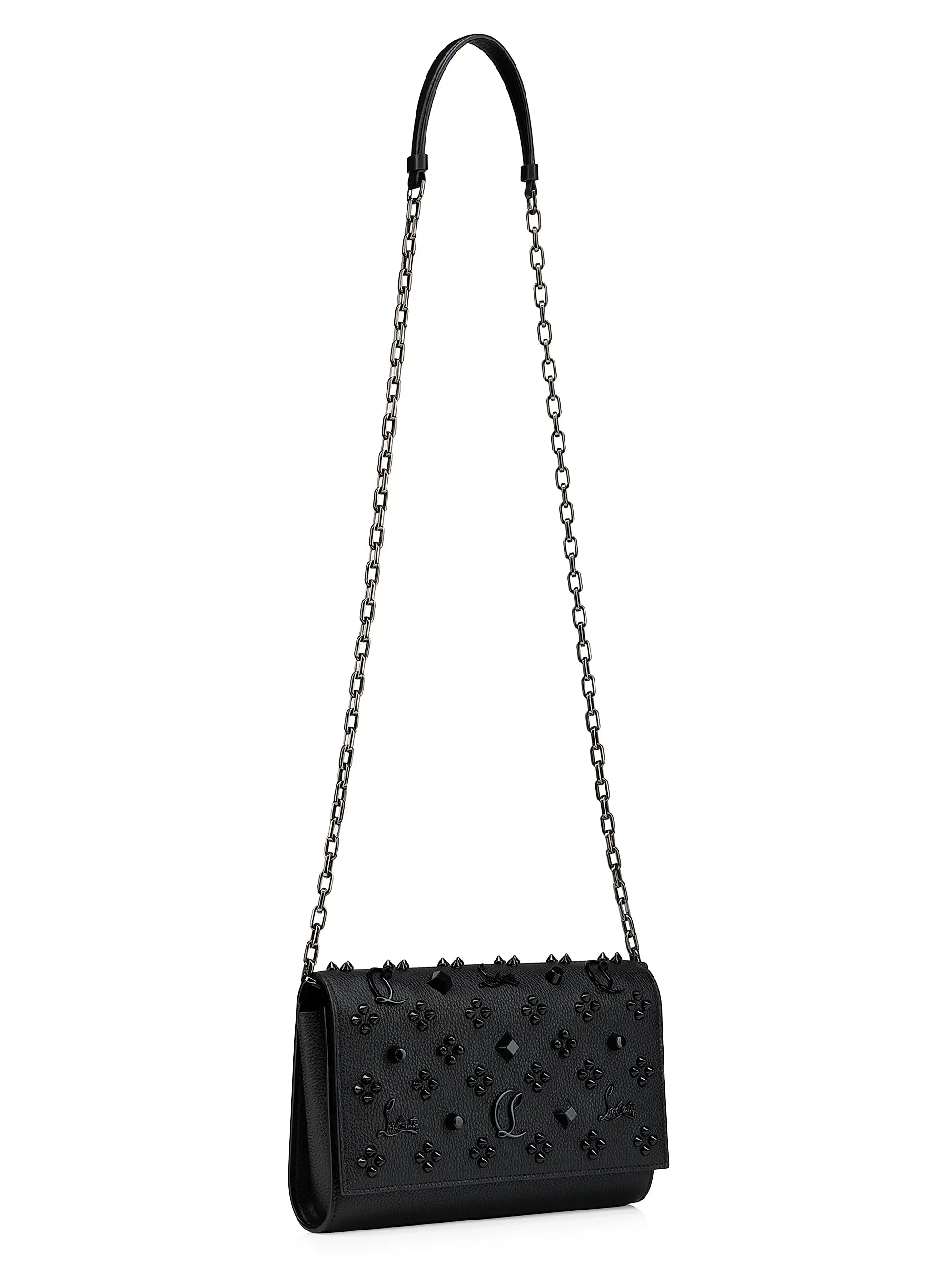 Christian Louboutin Paloma Leather Clutch