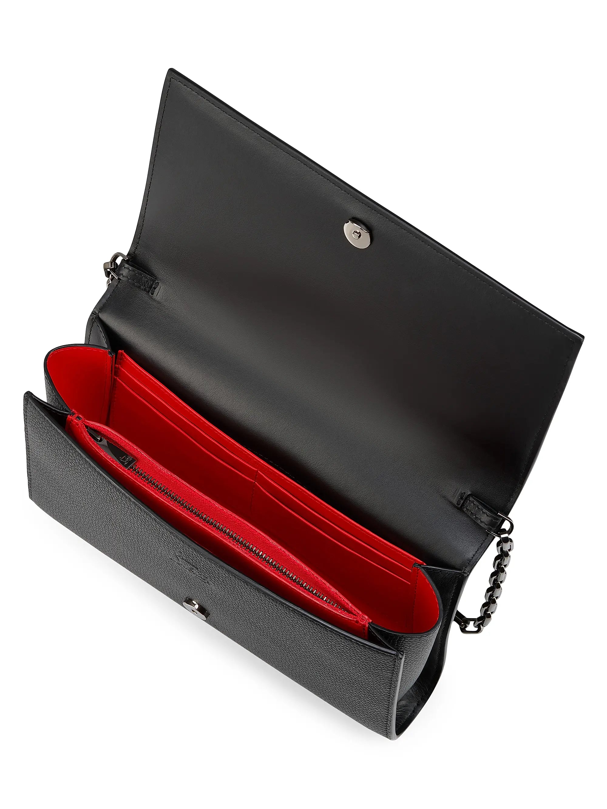 Christian Louboutin Paloma Leather Clutch