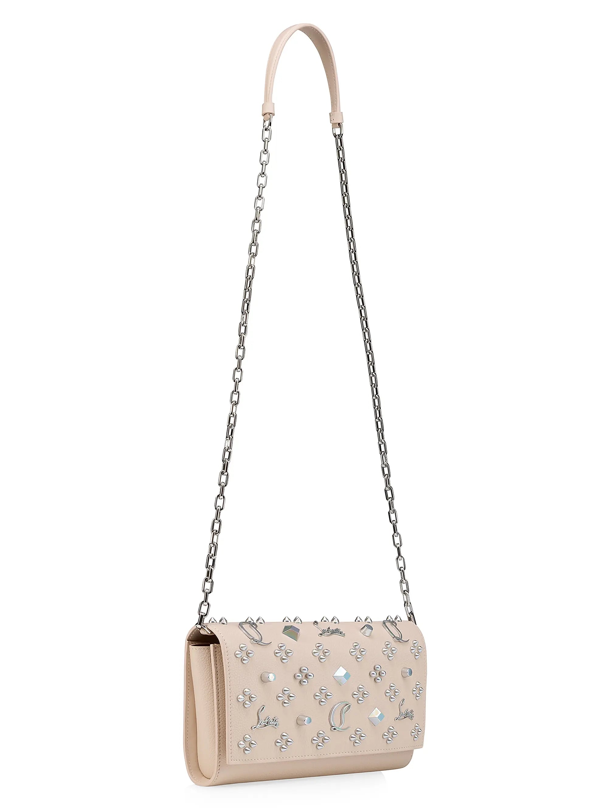 Christian Louboutin Paloma Leather Clutch