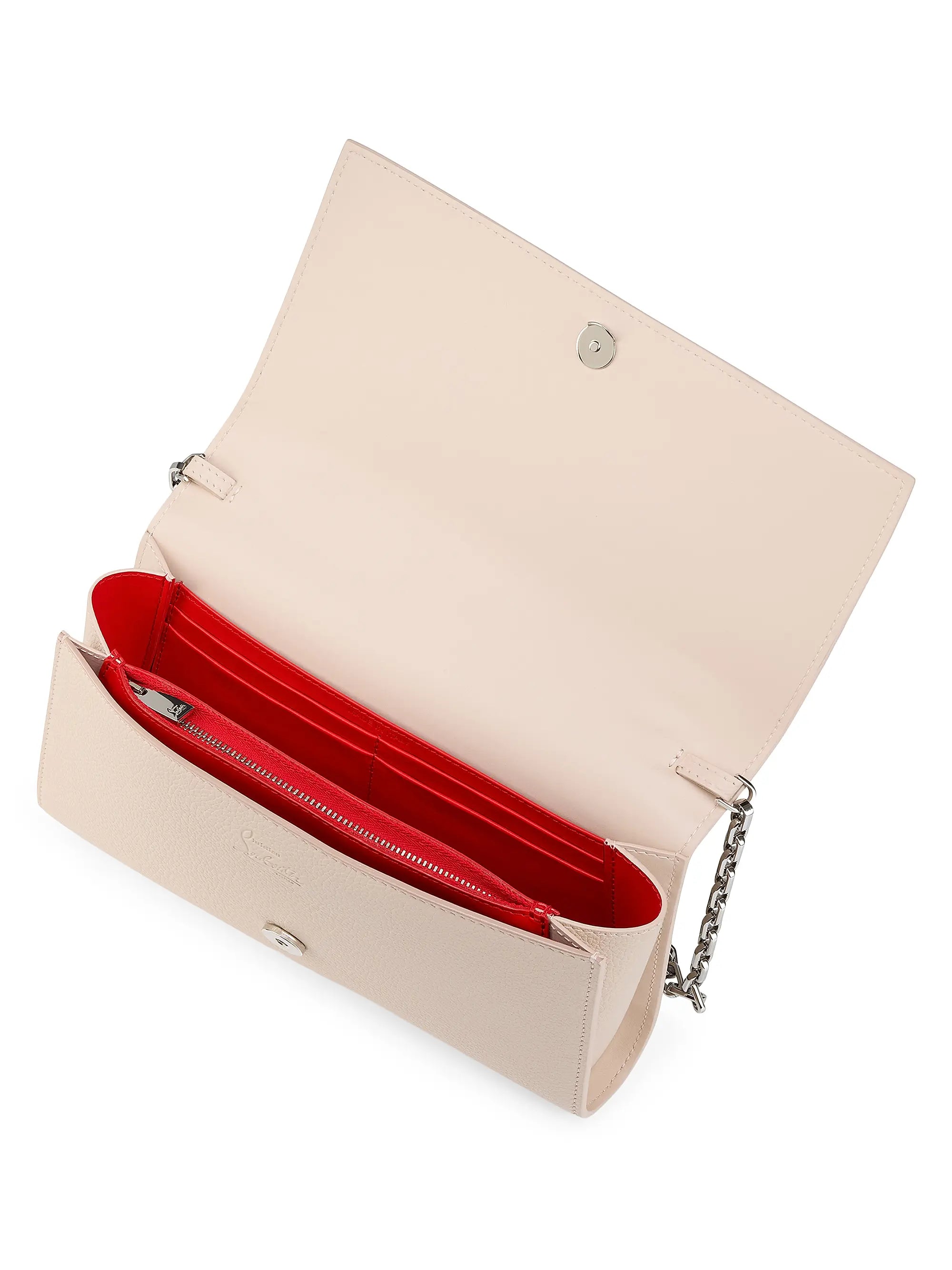 Christian Louboutin Paloma Leather Clutch