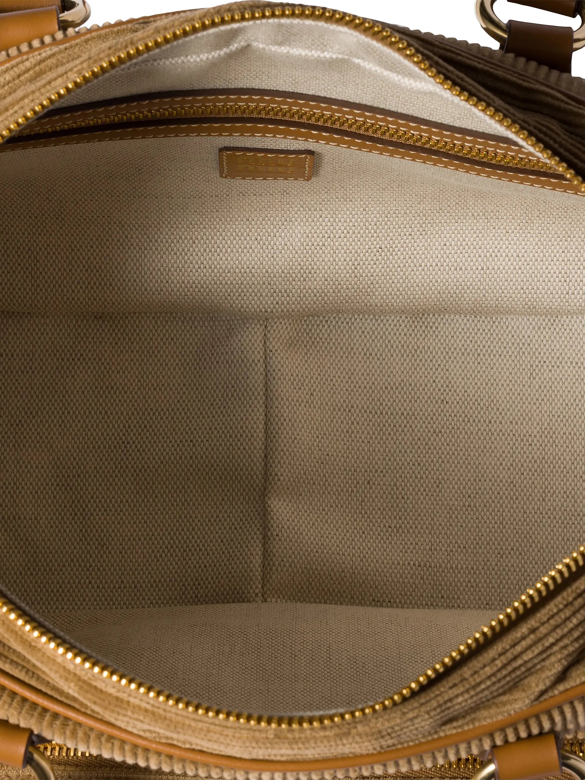 Miu Miu Corduroy Pocket Top Handle Bag