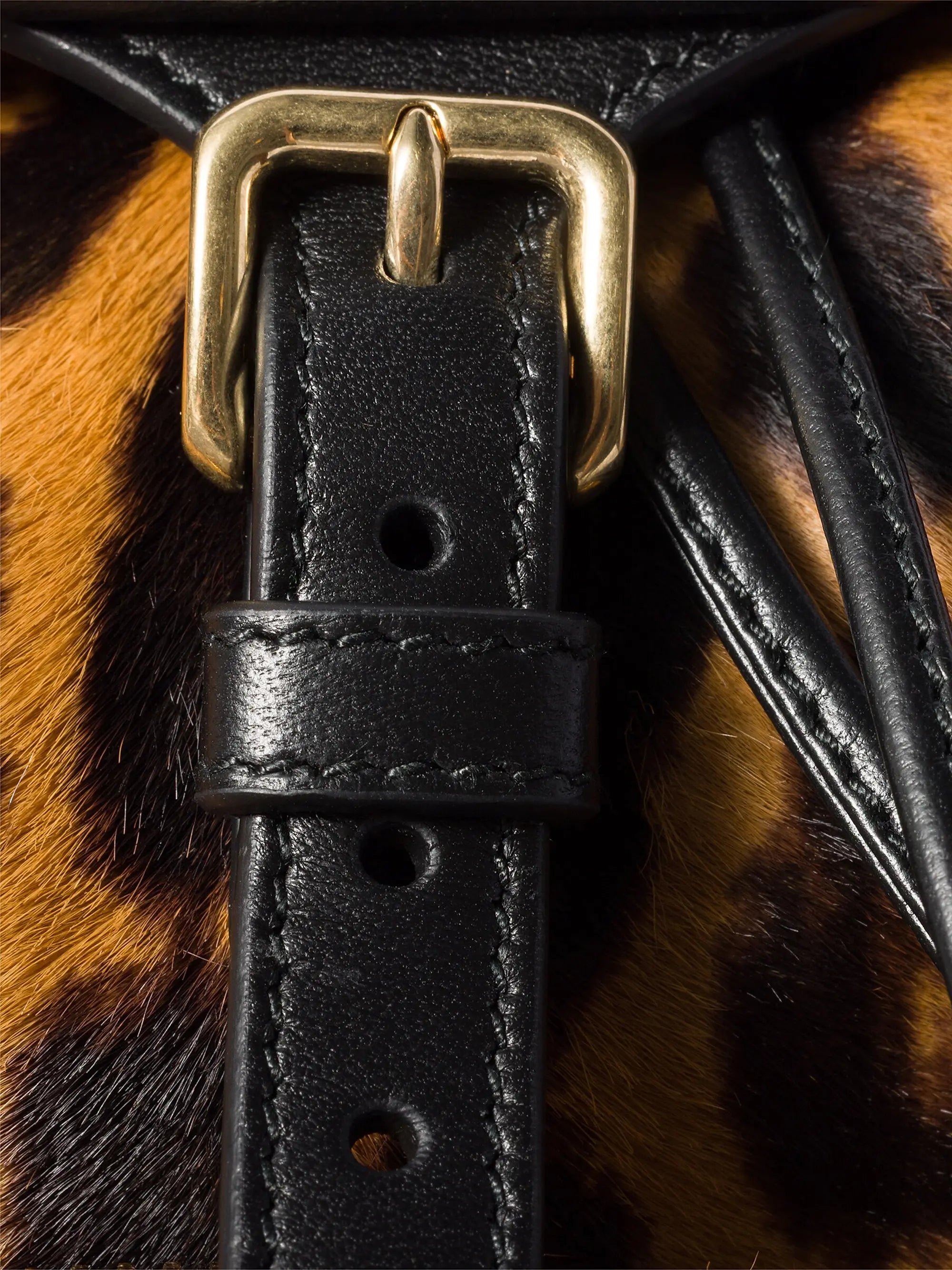 Miu Miu Calf Hair Leather Backpack