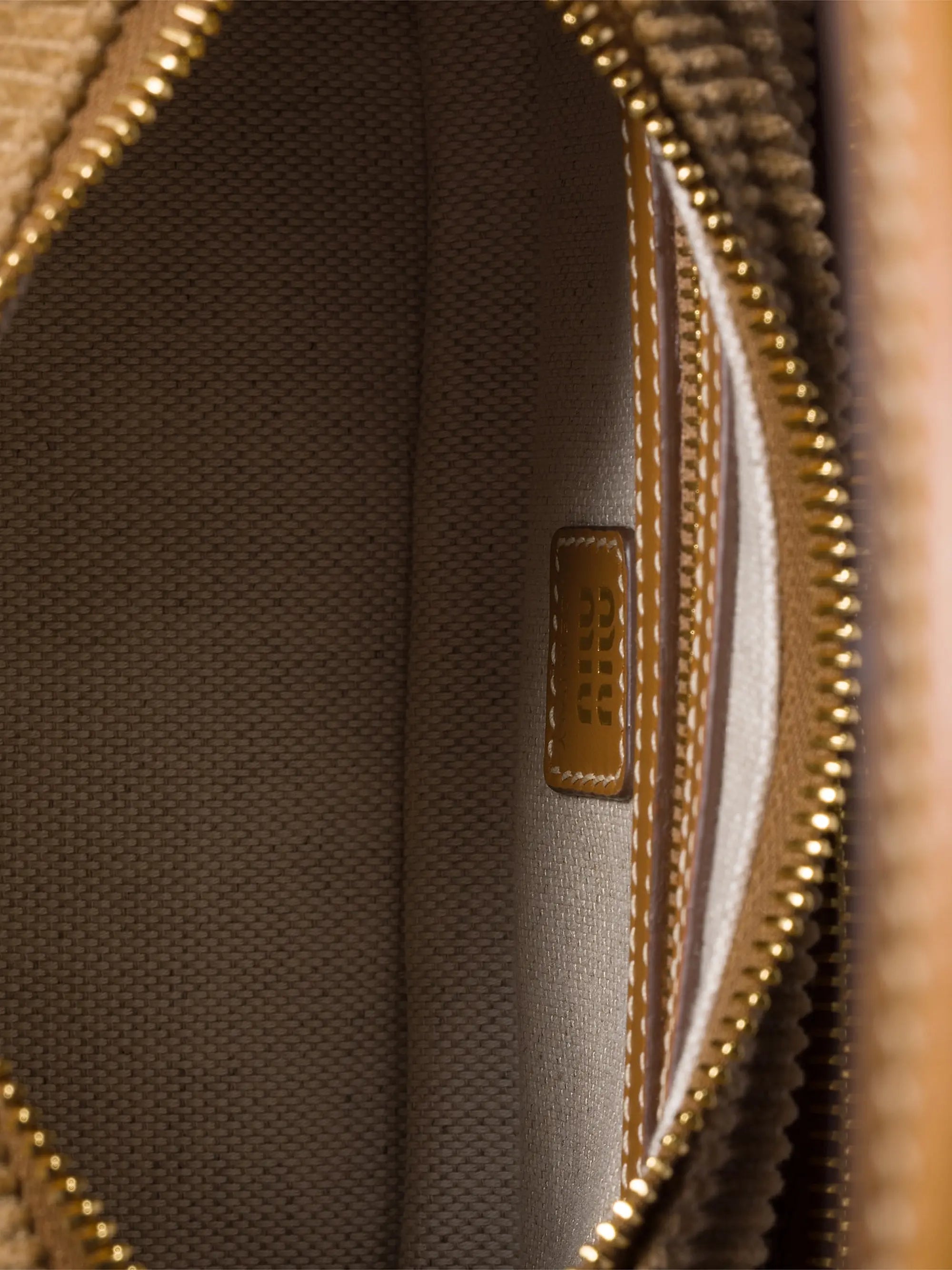 Miu Miu Corduroy Pocket Shoulder Bag