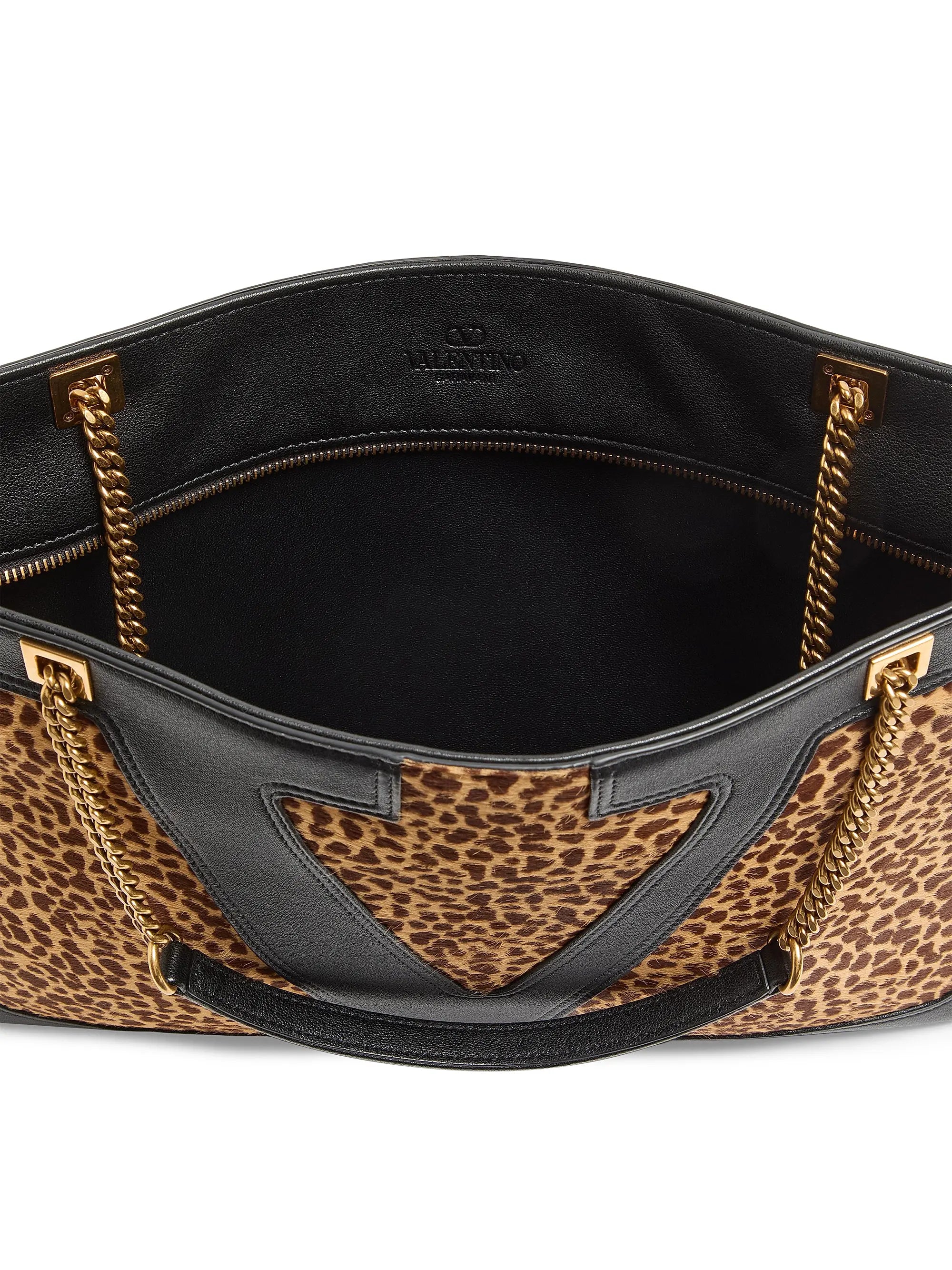 Valentino Garavani Viva Superstar Medium Shopping Bag in Calfskin with Pony Effect