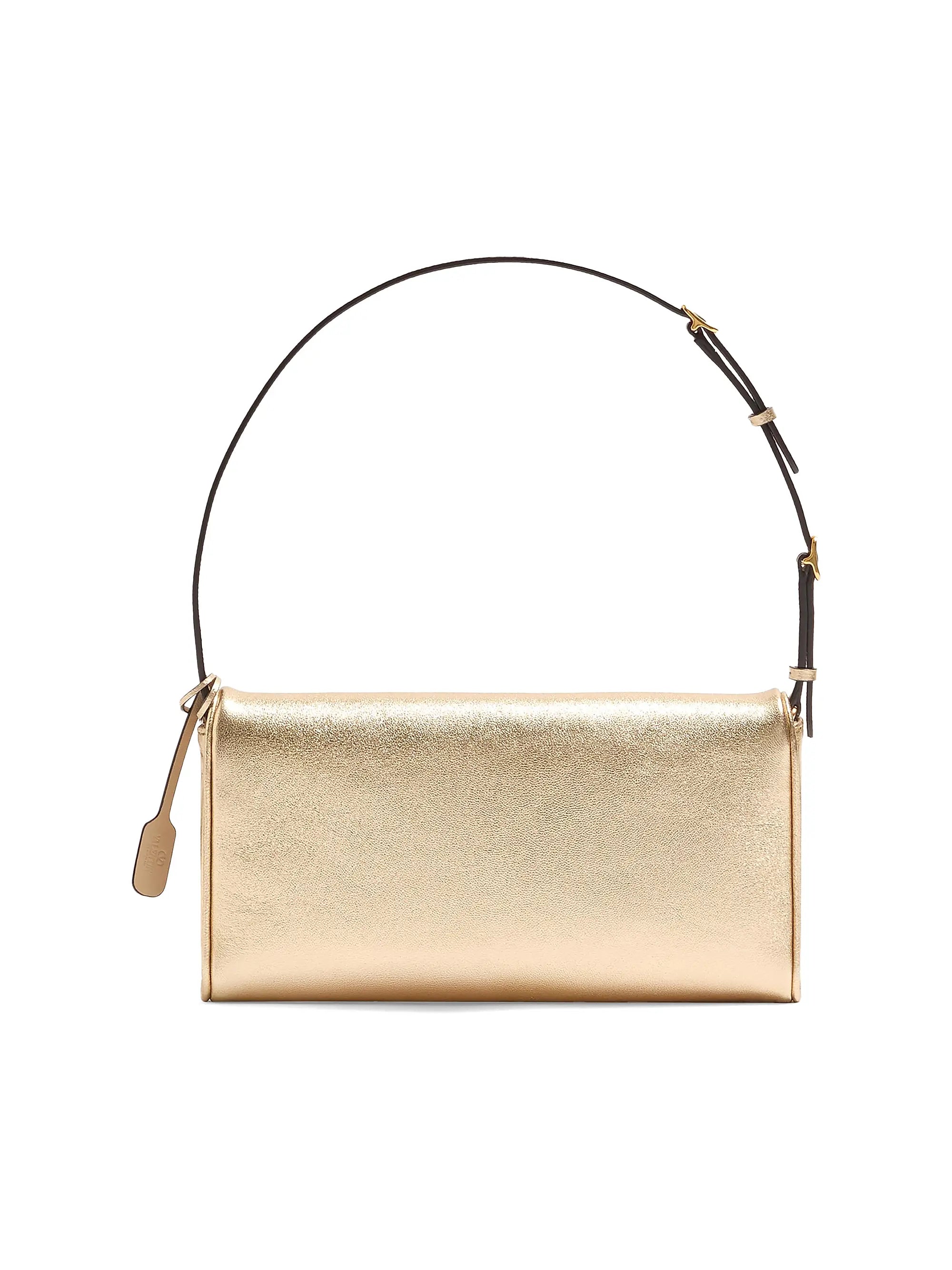 Valentino Garavani DeVain Small Shoulder Bag in Laminated Nappa Leather