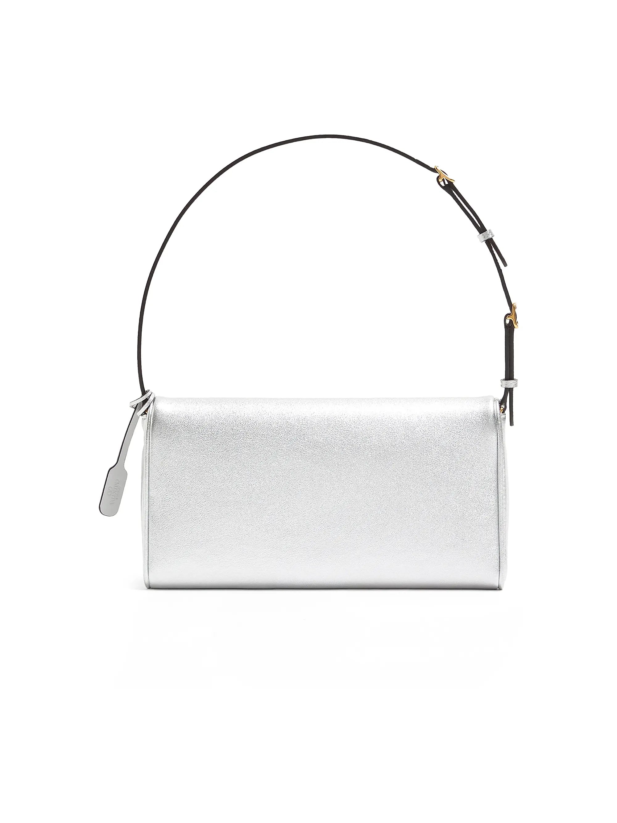 Valentino Garavani DeVain Small Shoulder Bag in Laminated Nappa Leather