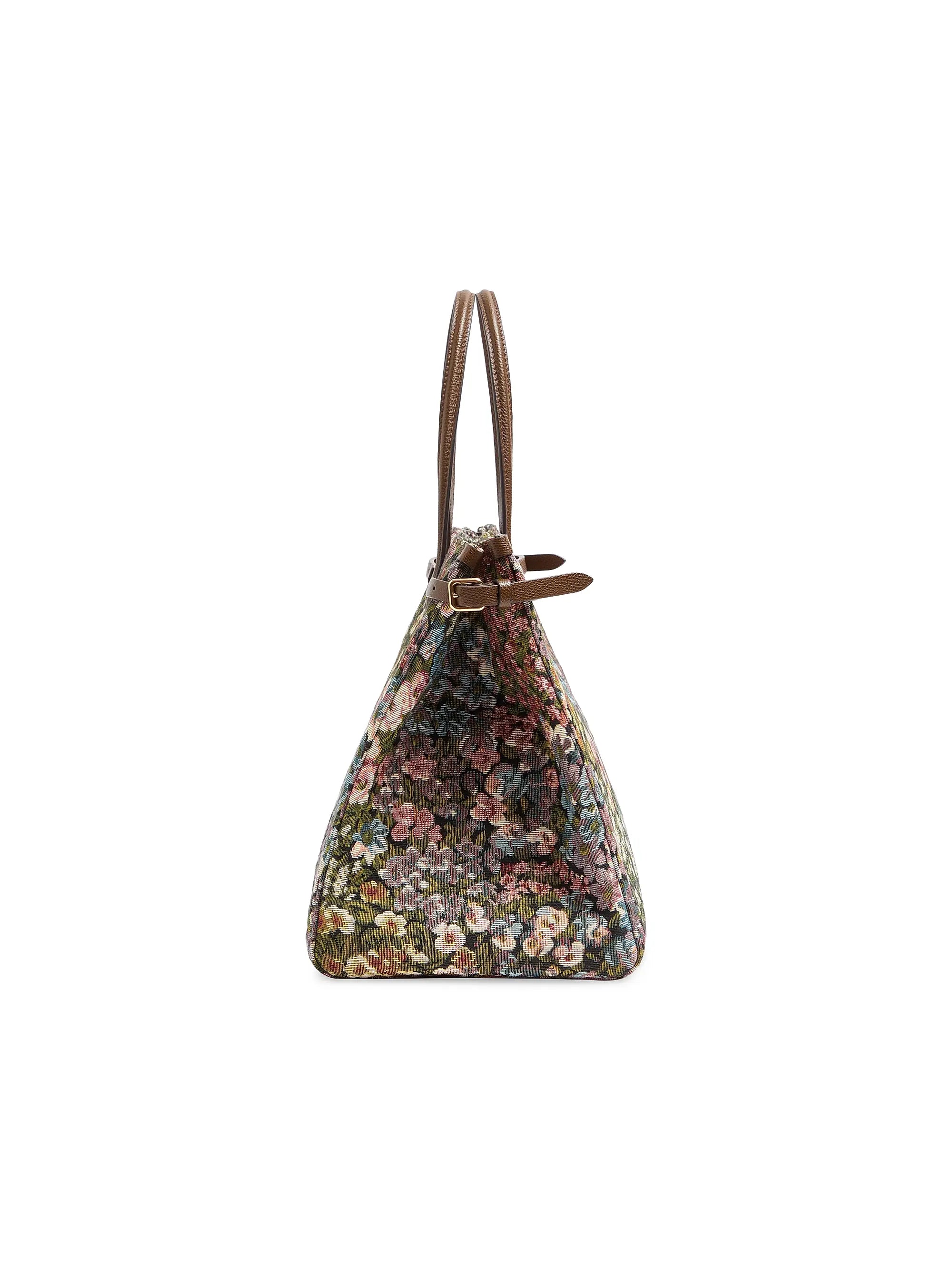 Valentino Garavani Antibes Medium Shopping Bag in Jacquard Fabric