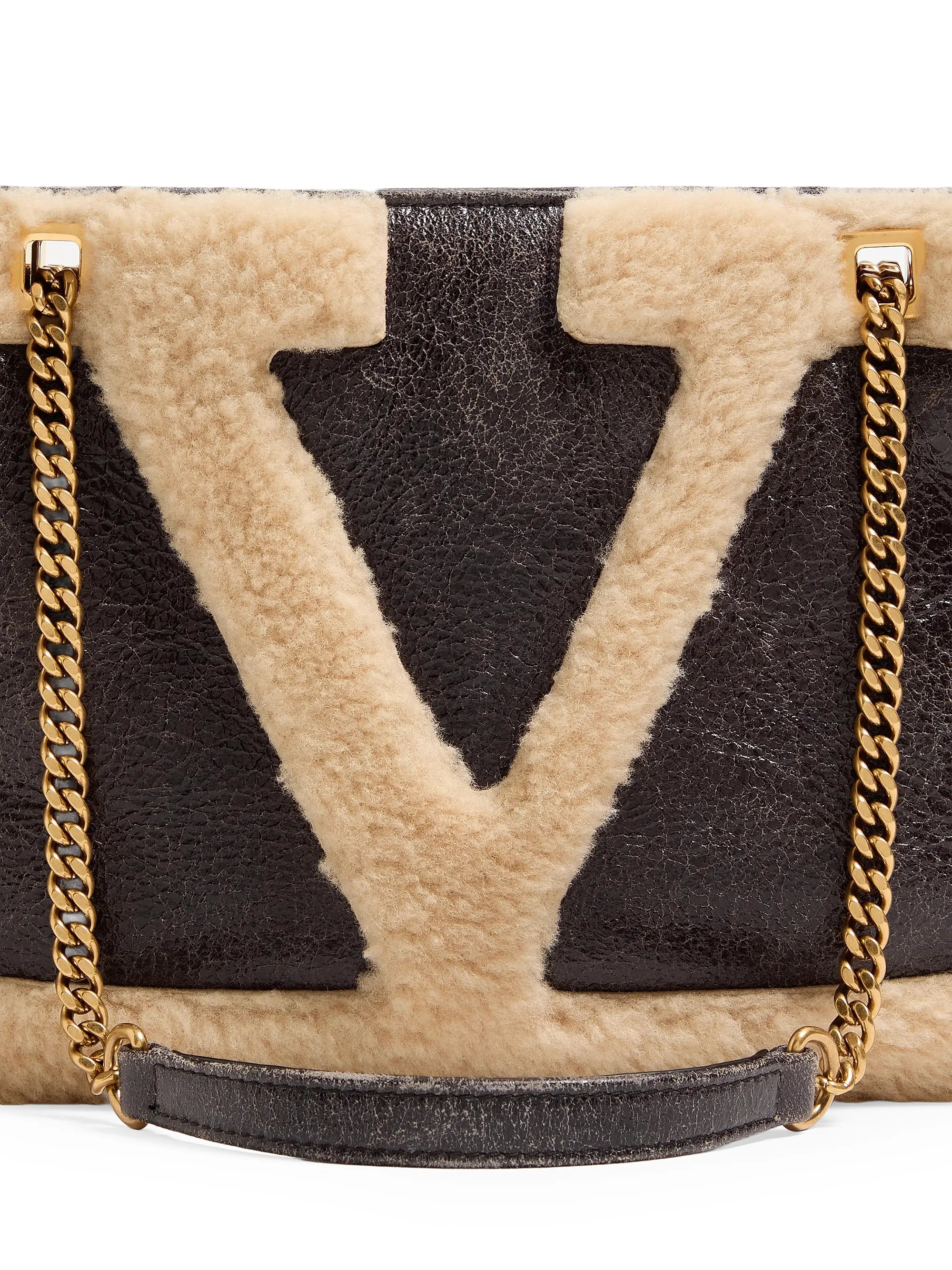 Valentino Garavani Viva Superstar Small Sheepskin Shopping Bag