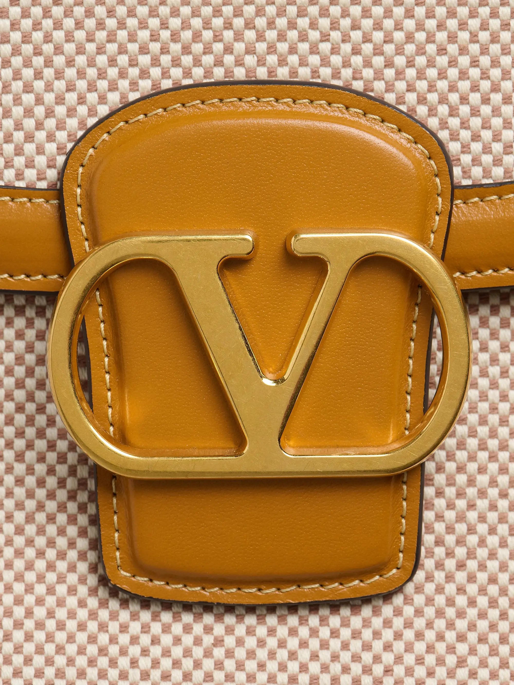Valentino Garavani 9 to 5 Canvas Shoulder Bag