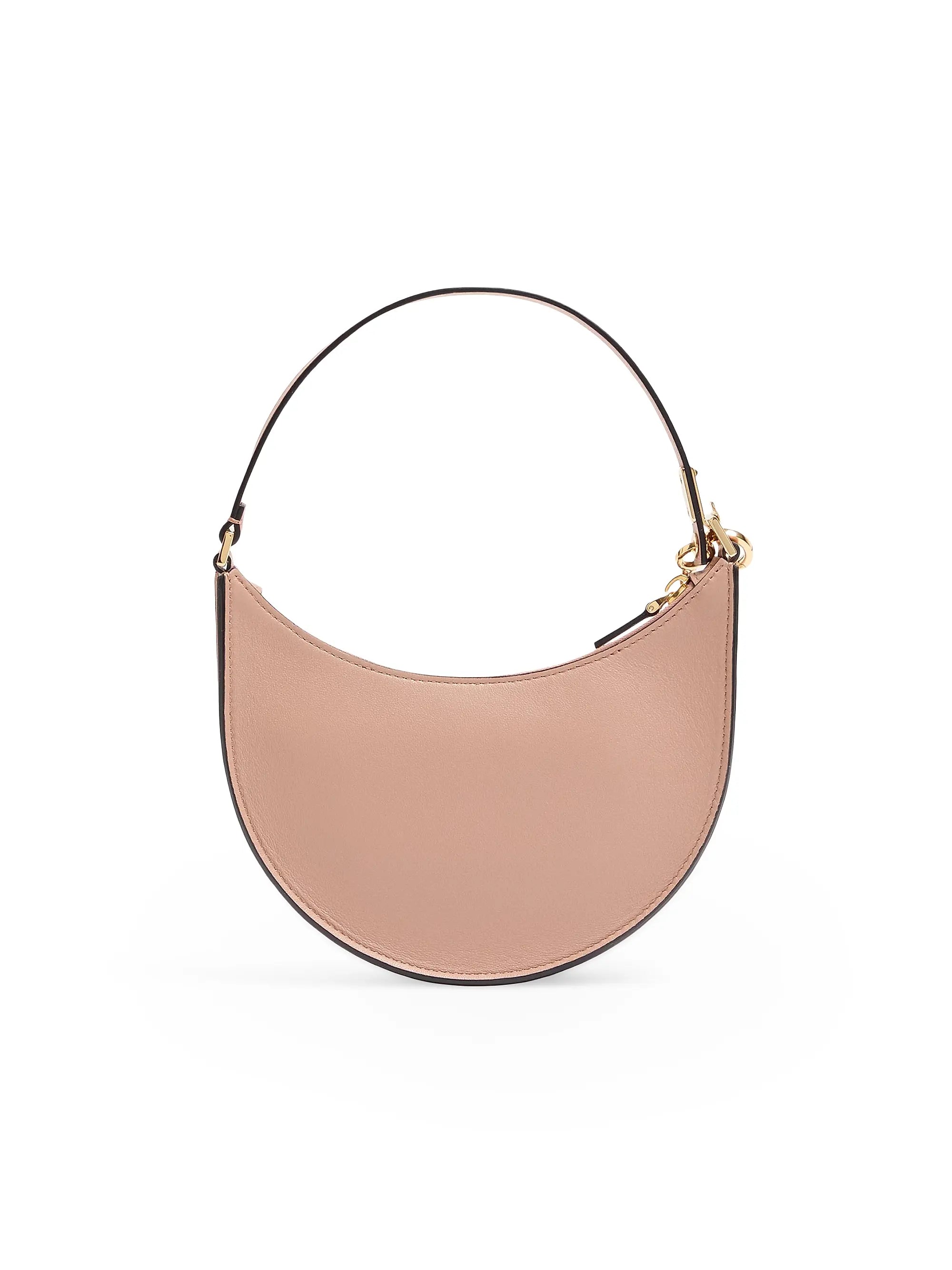Valentino Garavani VLogo Signature Calfskin Hobo Mini Bag with Jewel Logo