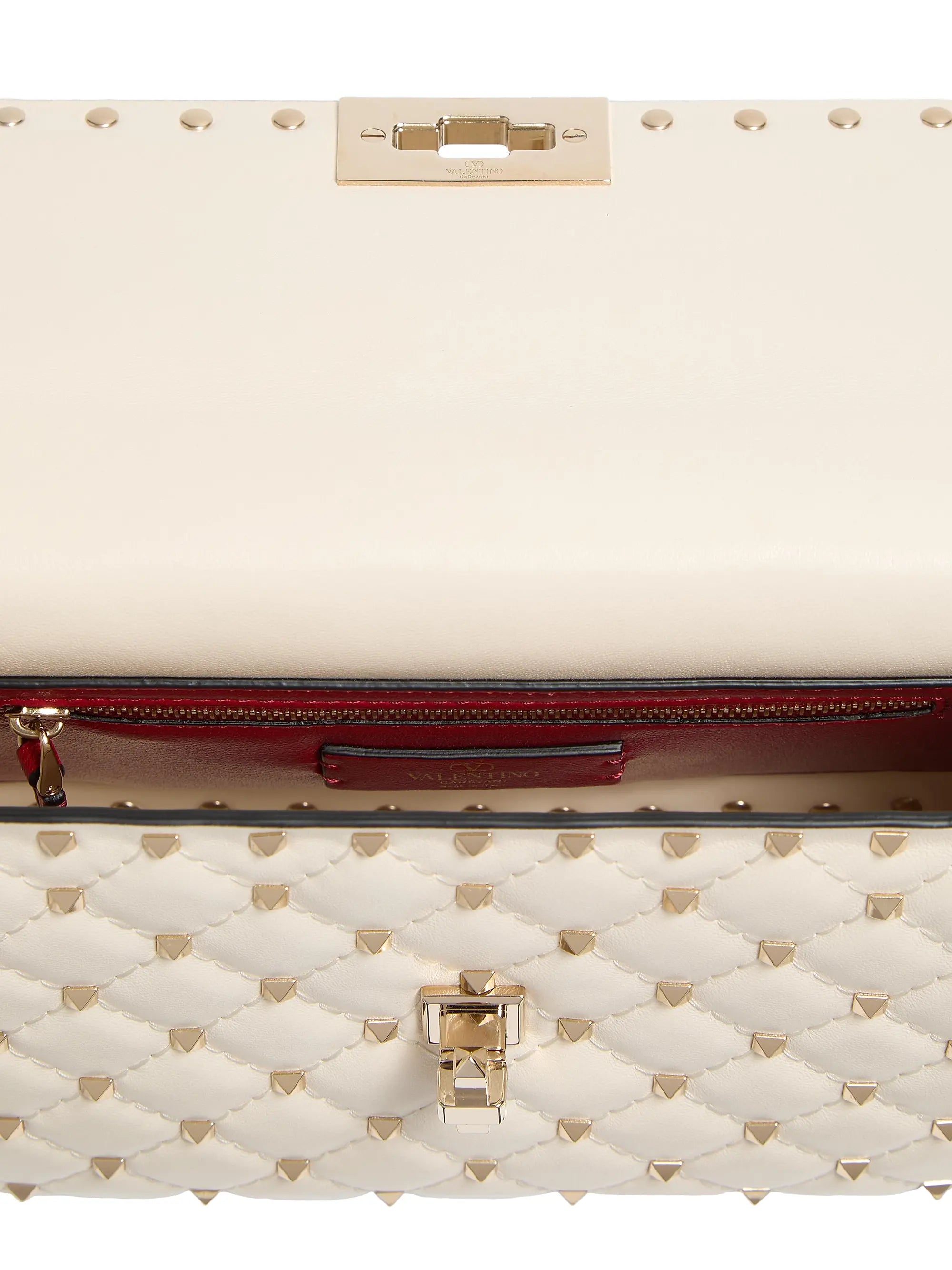 Valentino Garavani Medium Nappa Rockstud Spike Shoulder Bag