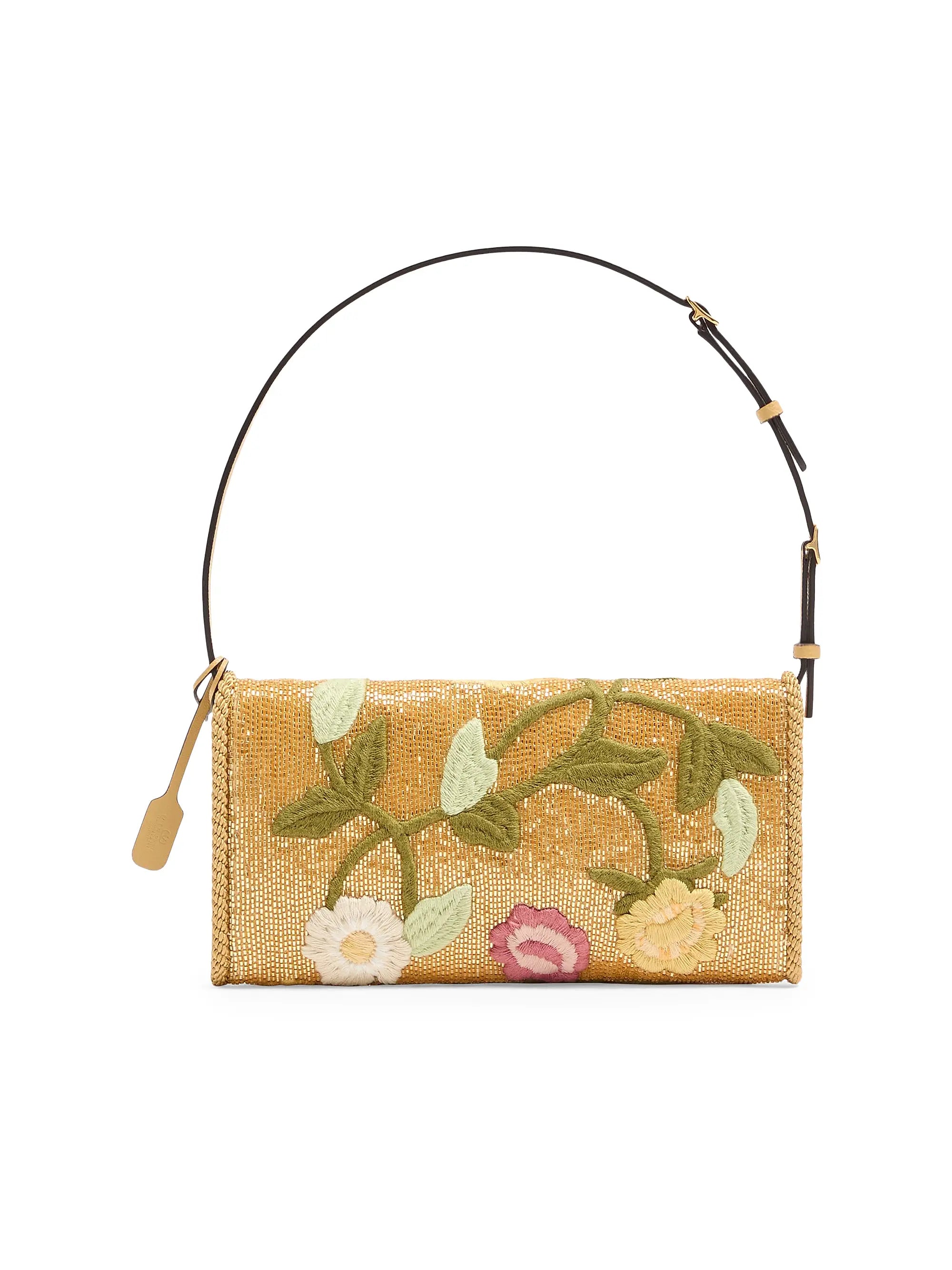 Valentino Garavani DeVain Small Embroidered Shoulder Bag