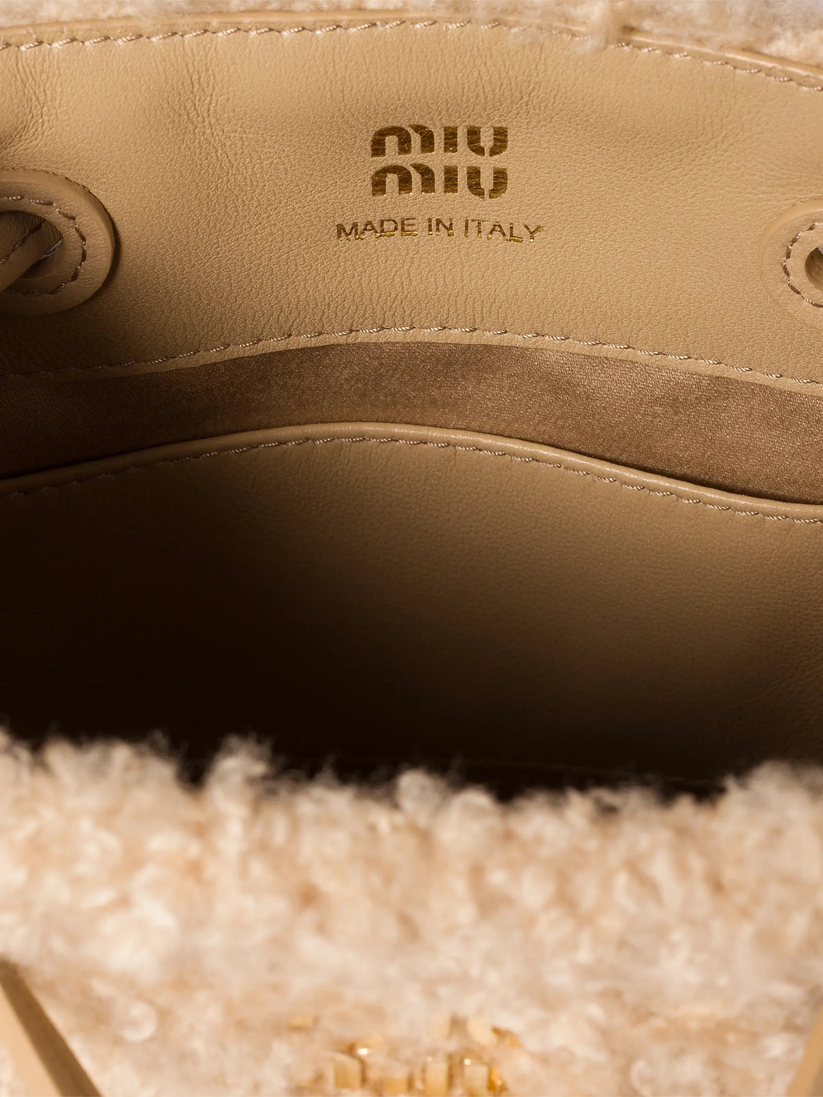 Miu Miu Shearling Pouch