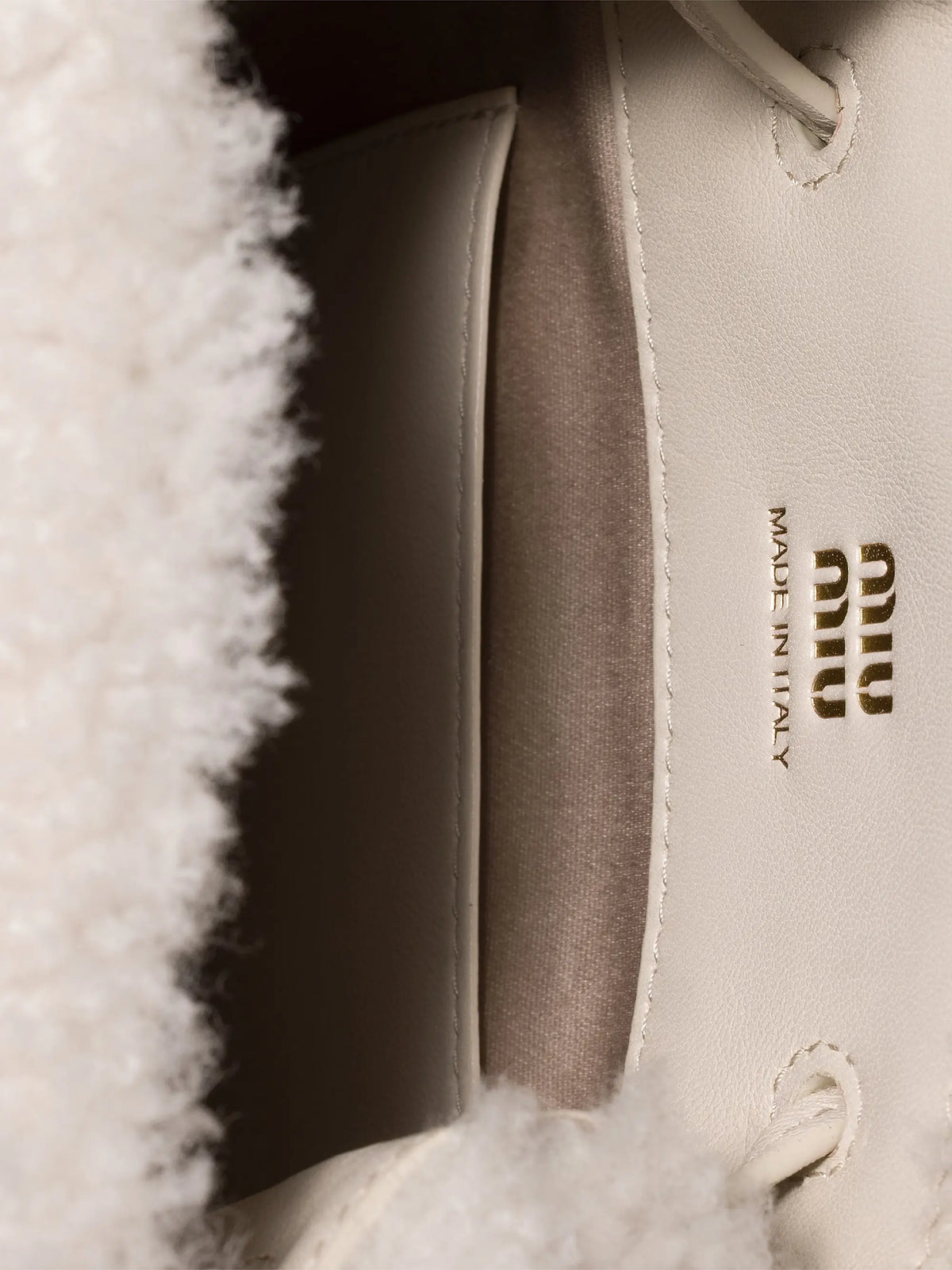 Miu Miu Shearling Pouch