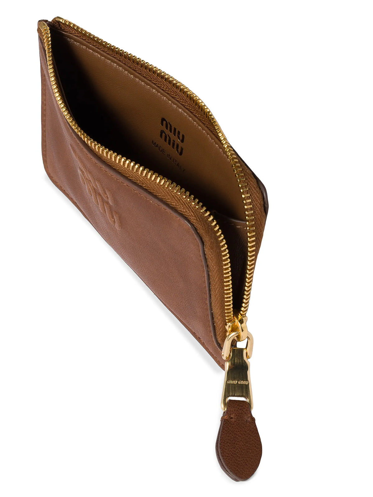 Miu Miu Nappa Leather Envelope Card Holder
