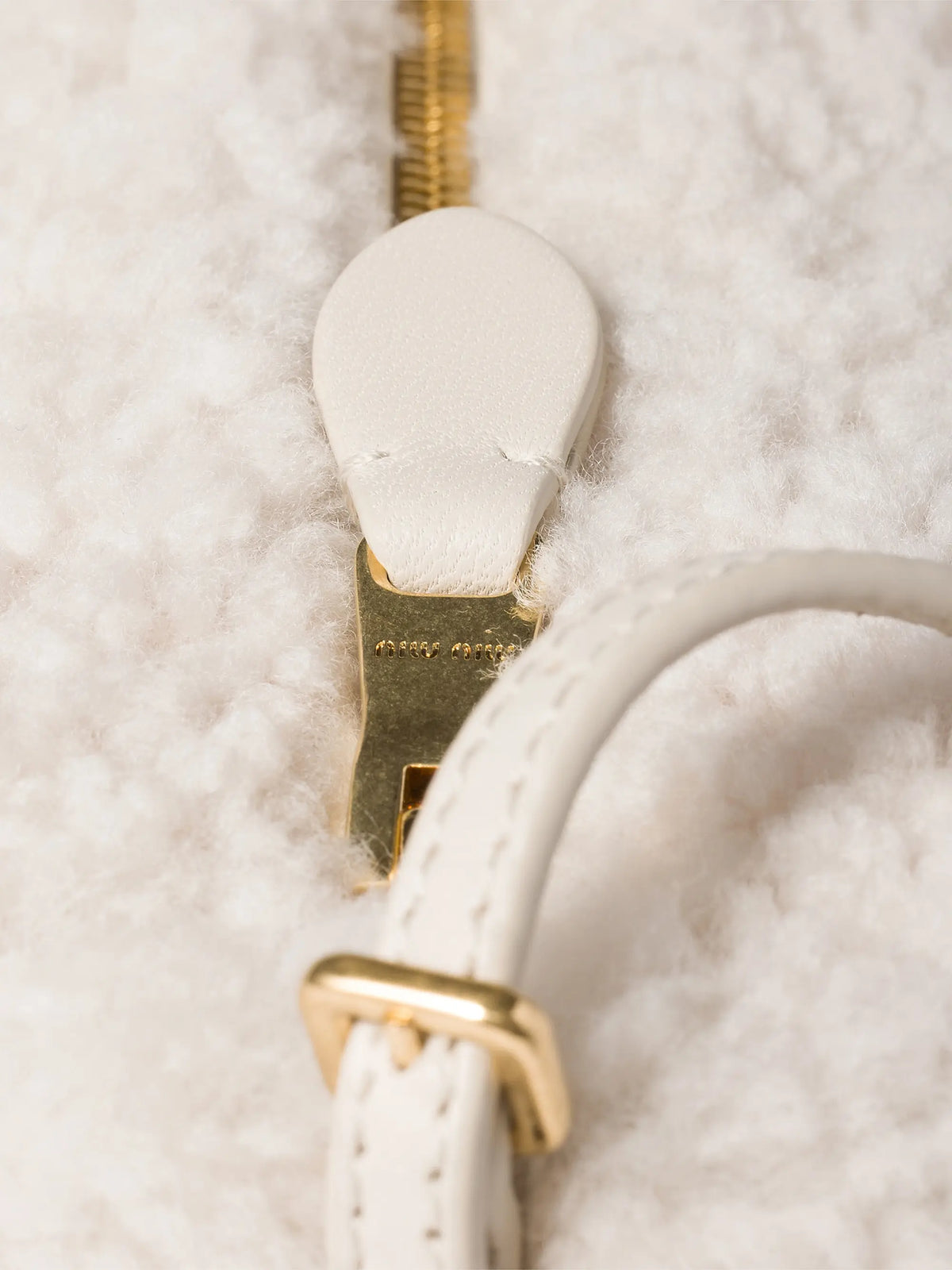 Miu Miu Shearling Pouch