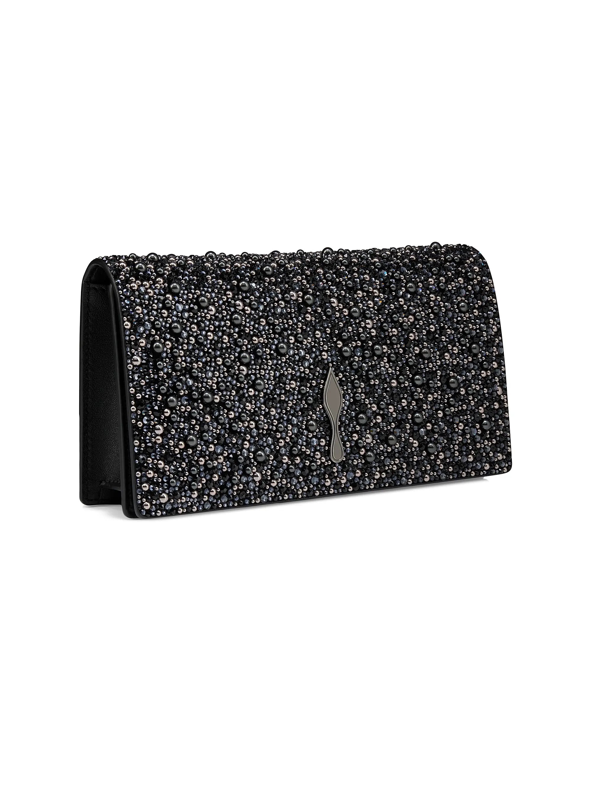 Christian Louboutin Bettina Strass and Pearls Clutch