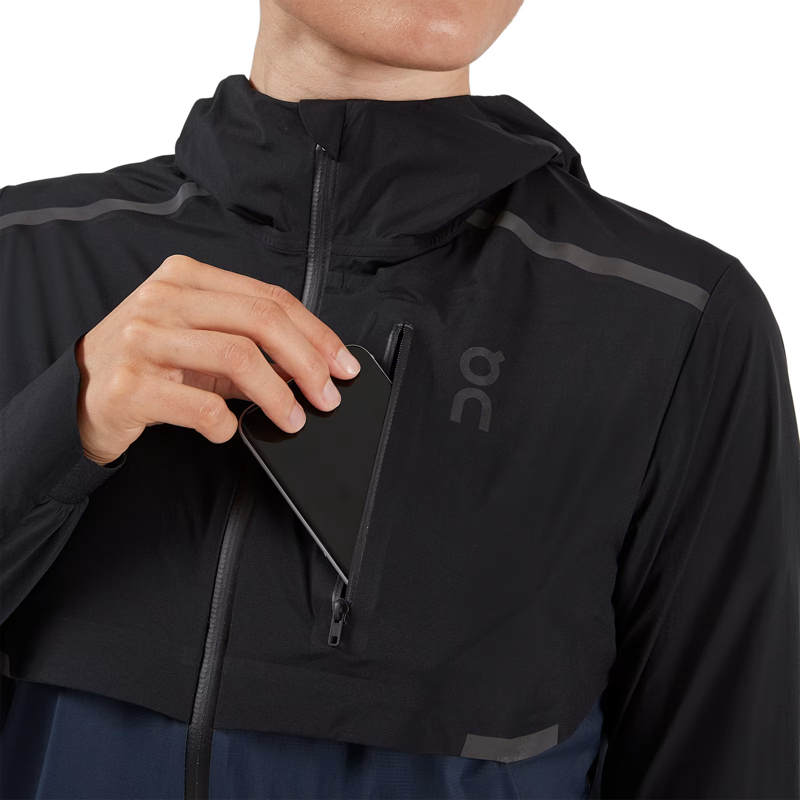 On Weather Jacket Black | Navy (Women'S)