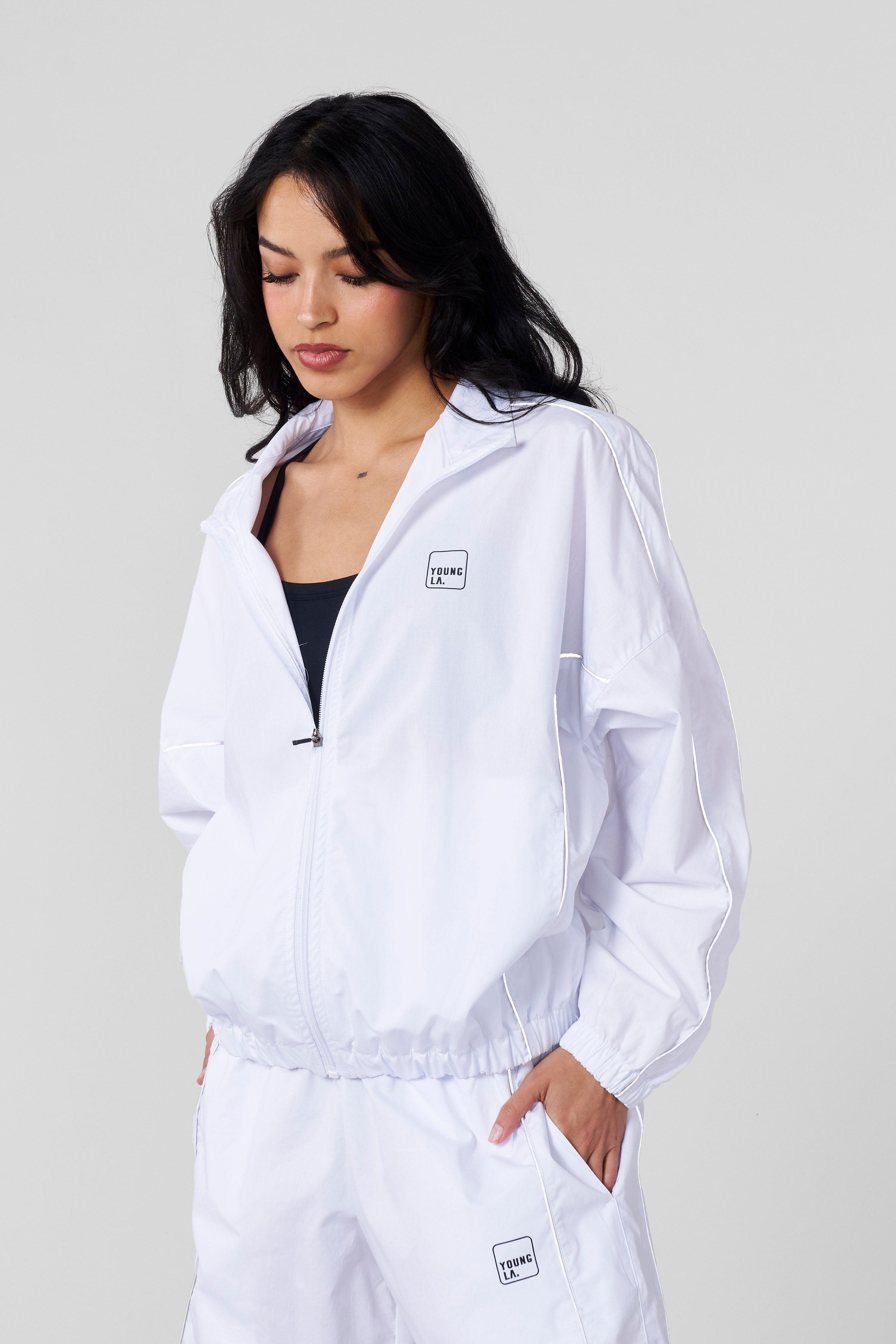 YoungLA W561 Flash Windbreaker White