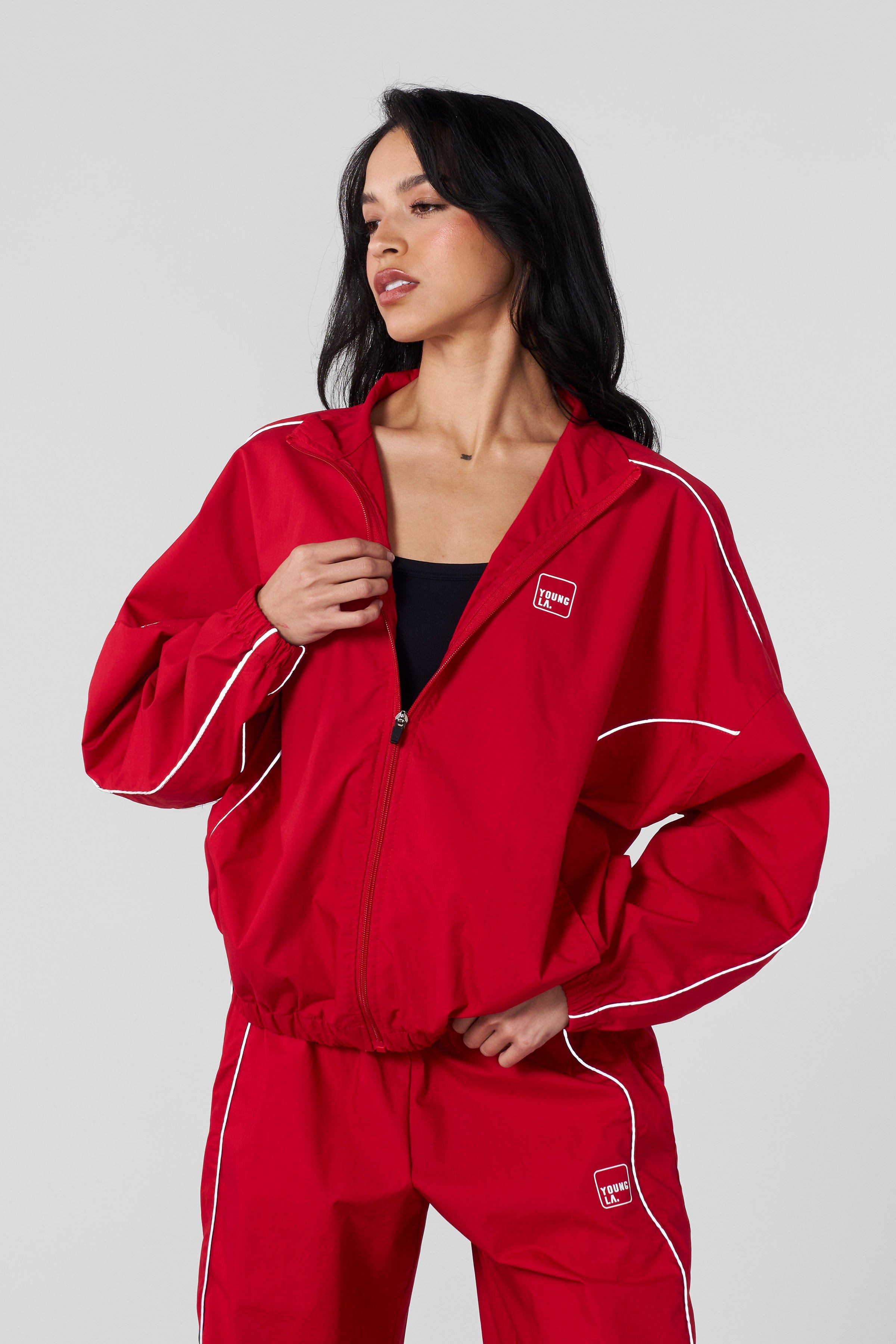 YoungLA W561 Flash Windbreaker Red