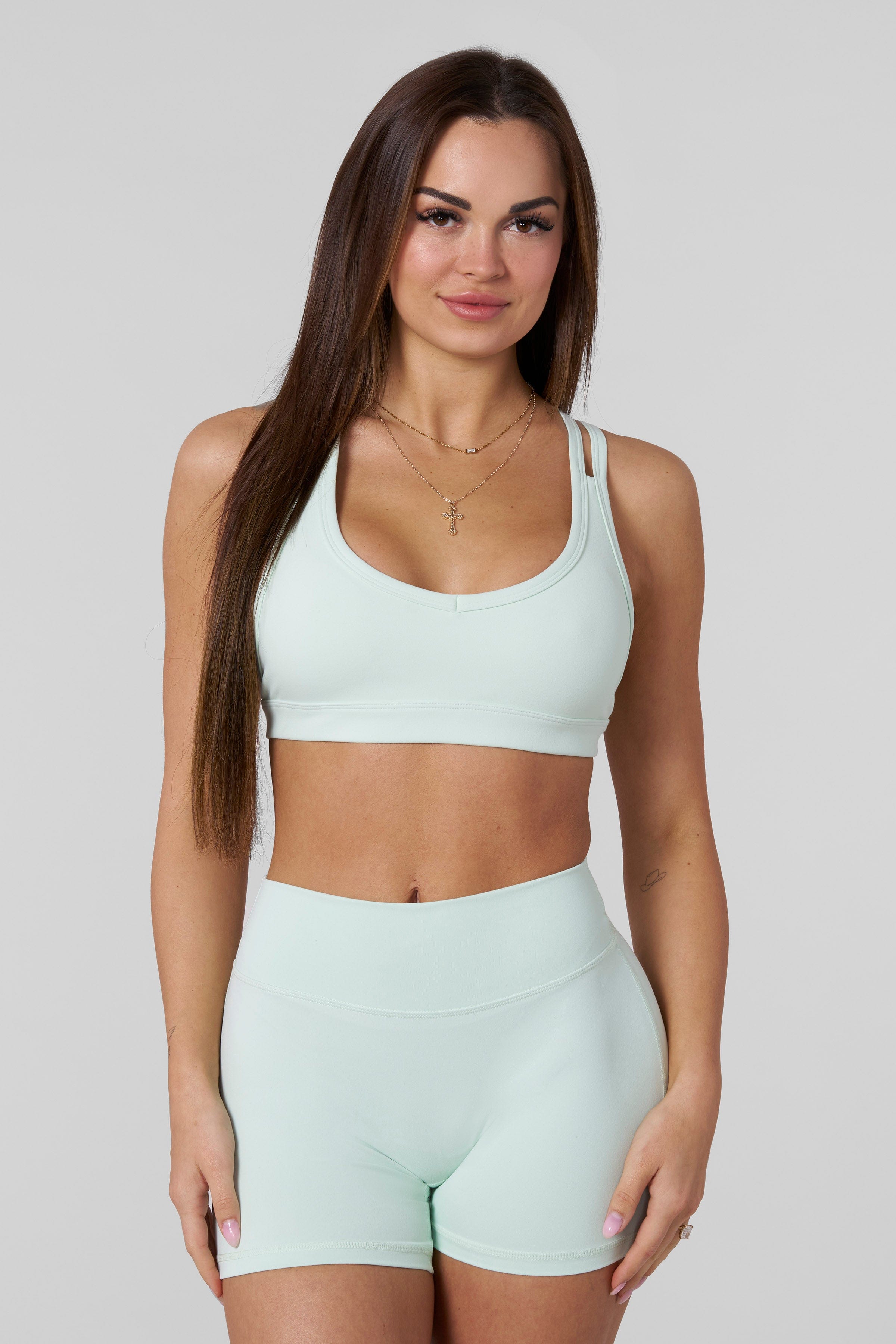 YoungLA W318 Effortless Sports Bra Mint Green