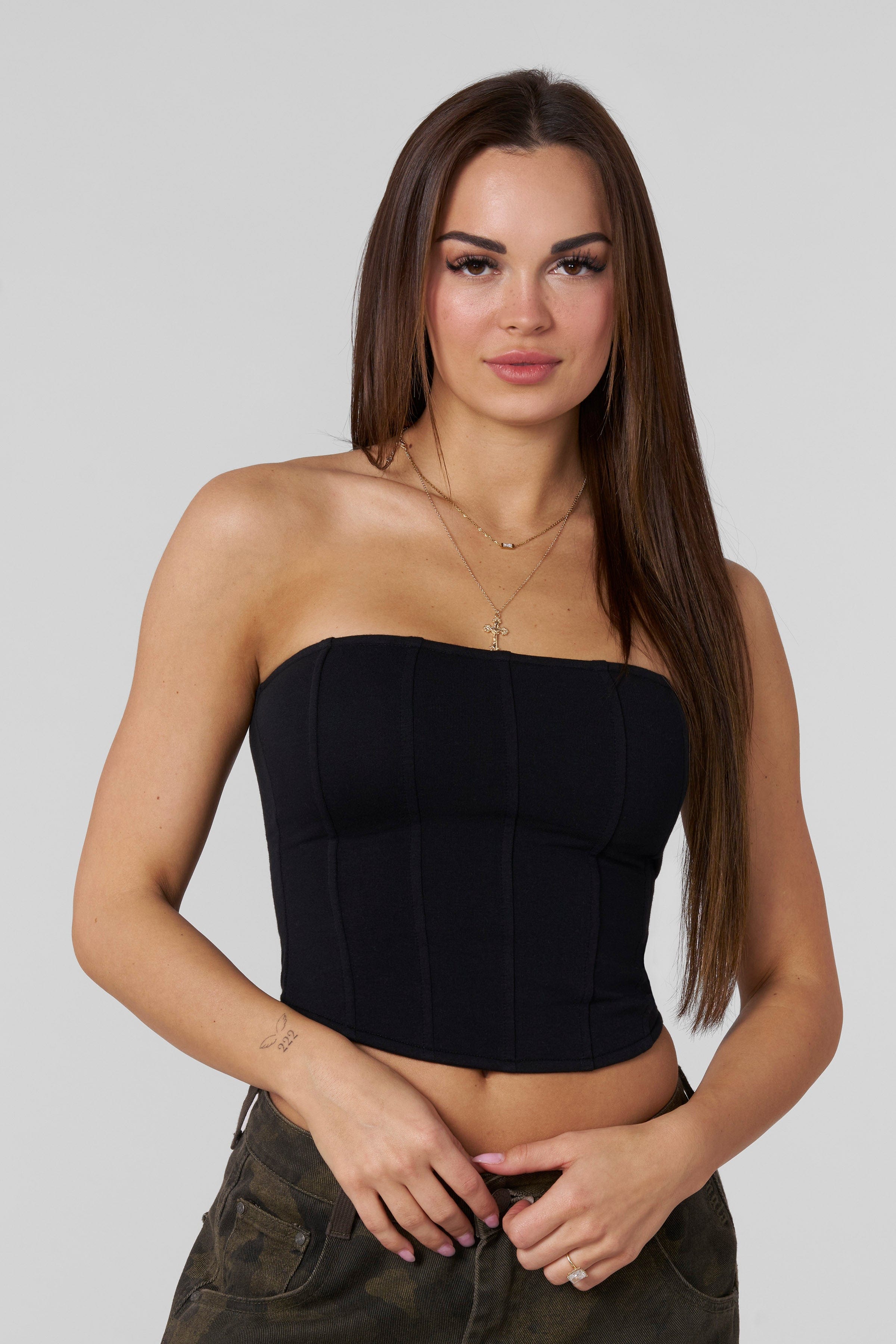 YoungLA W477 Sculpt Corset Black