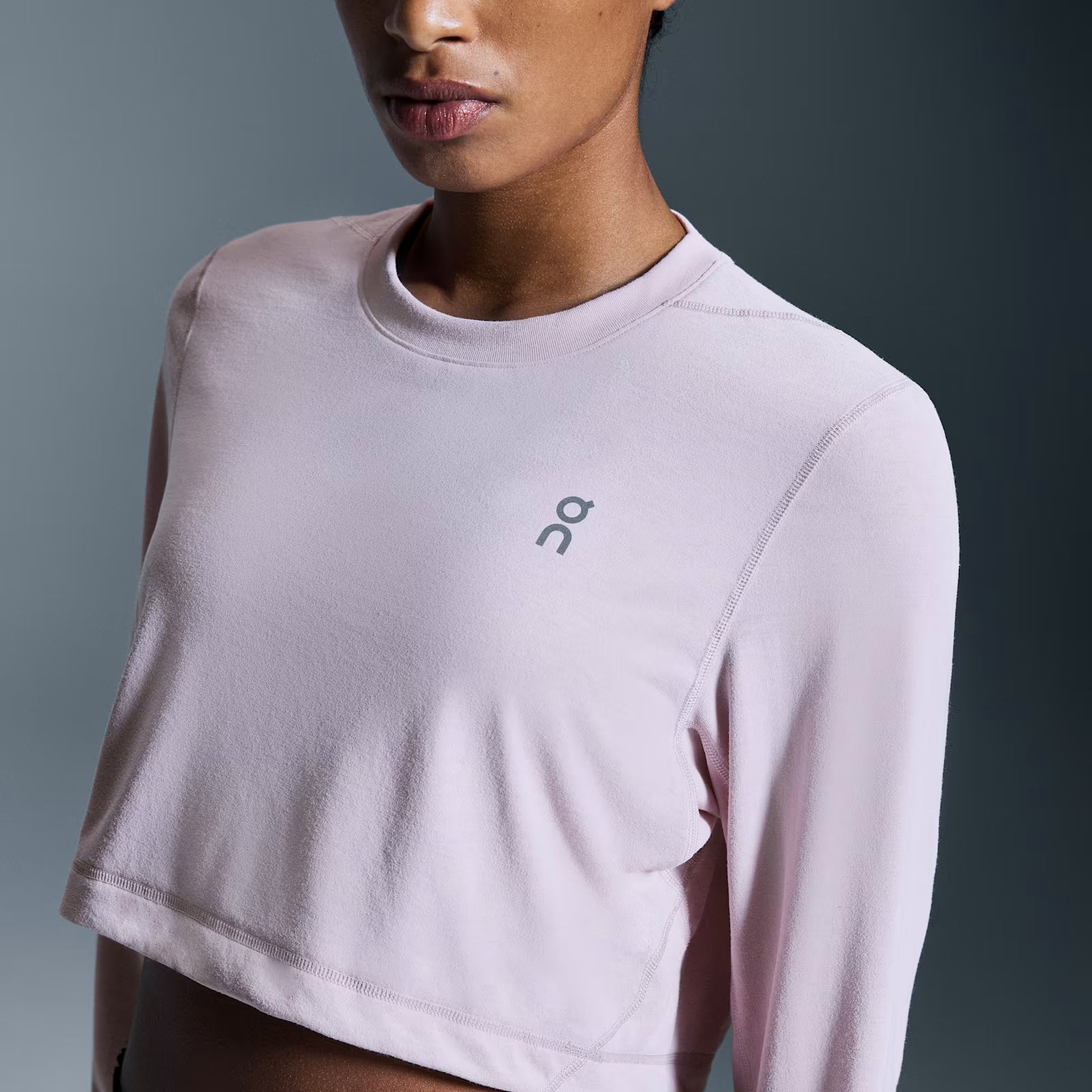 On Train Long-T Crop Graphic Mauve (Women'S)