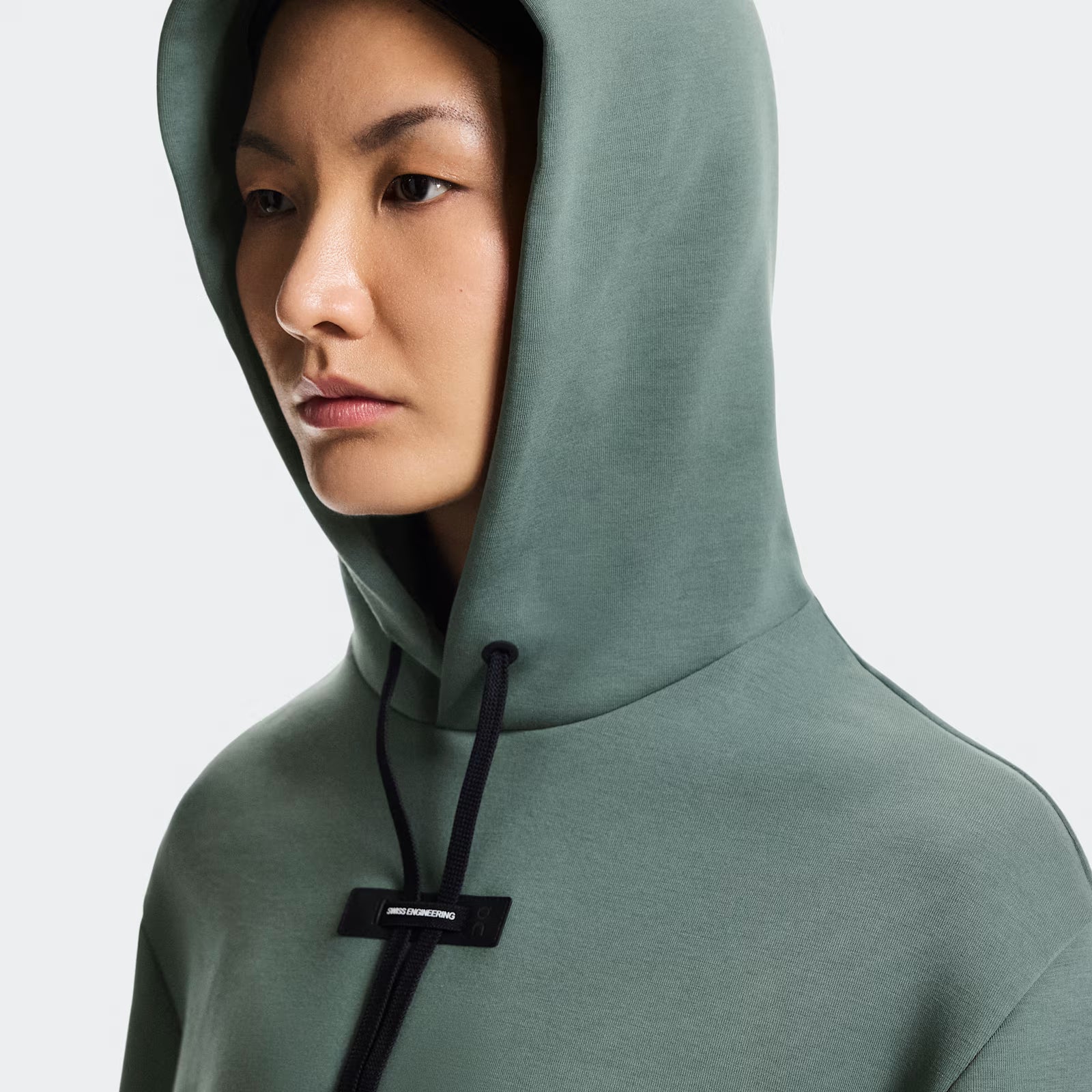 On Focus Tech Hoodie Olive (Women'S)