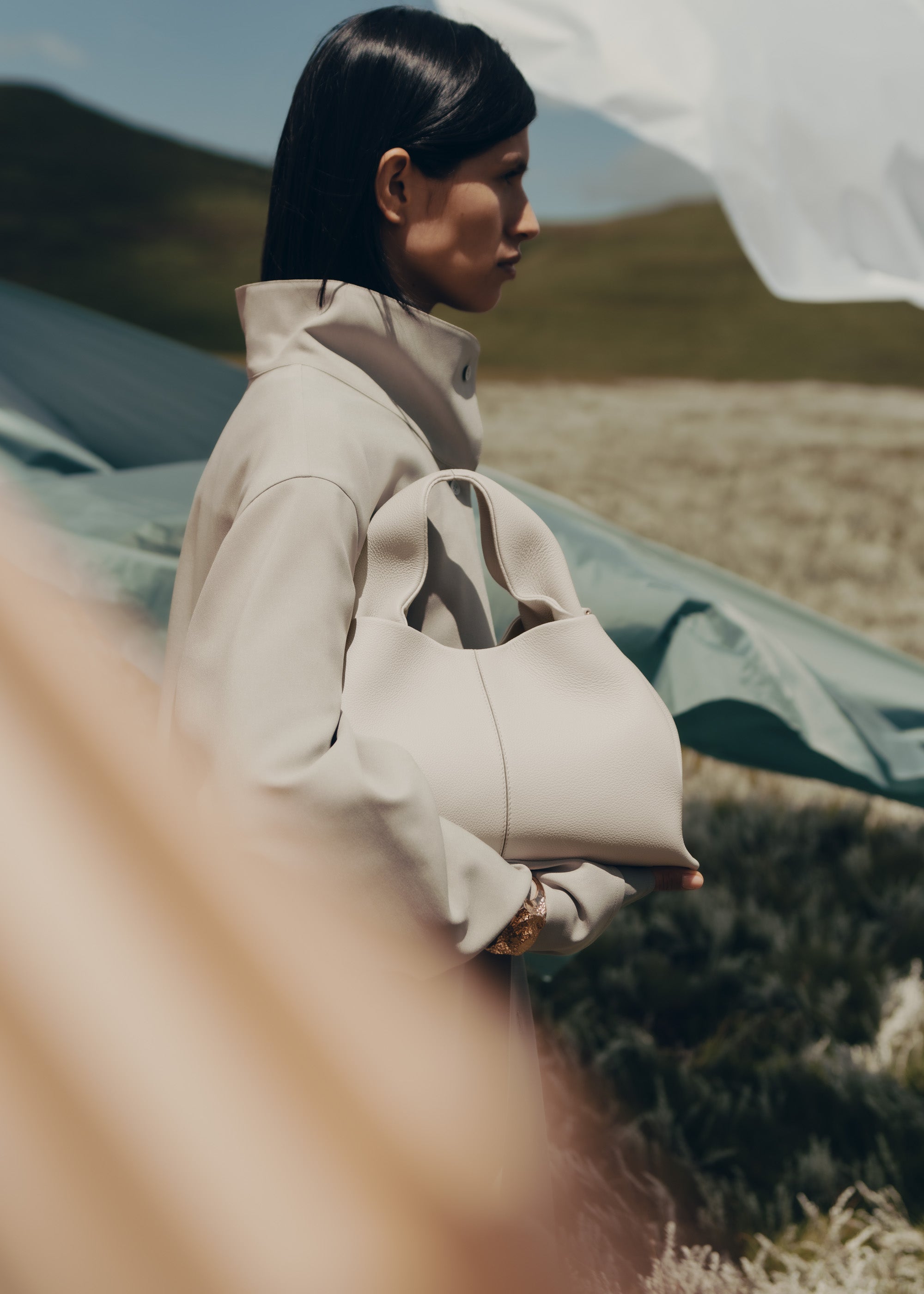 Polene Numero Neuf Textured Chalk