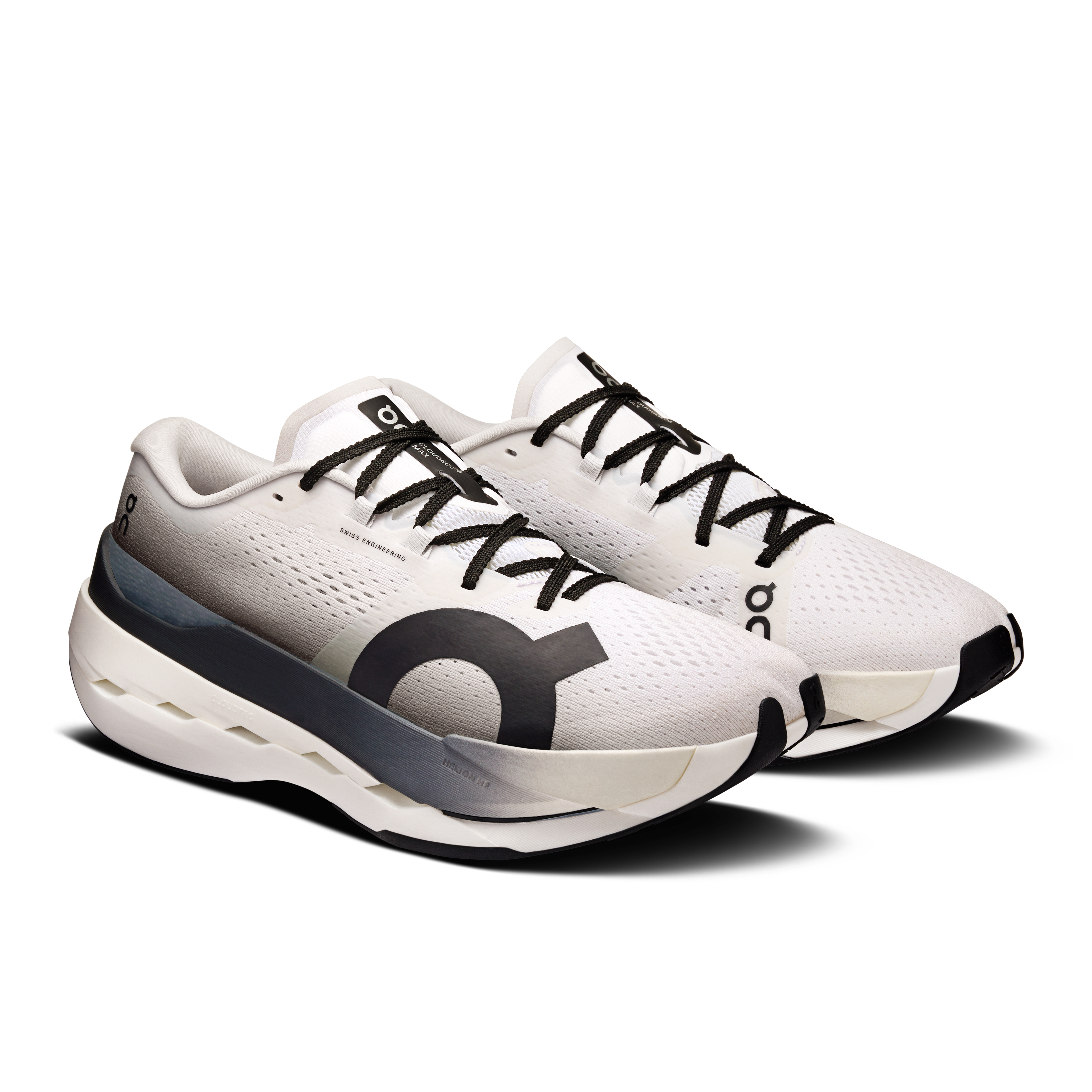 On Cloudboom Max White Black