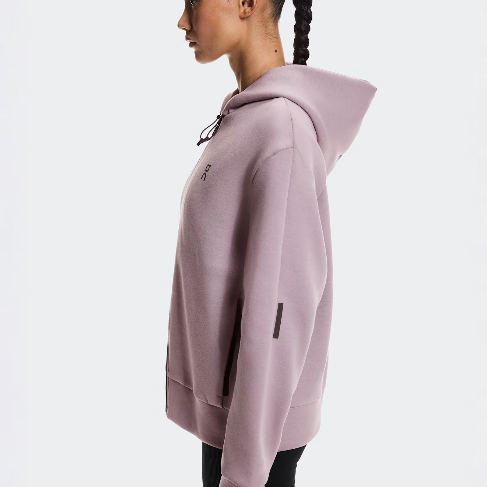 On Focus Tech Zip Hoodie Heron (Women'S)