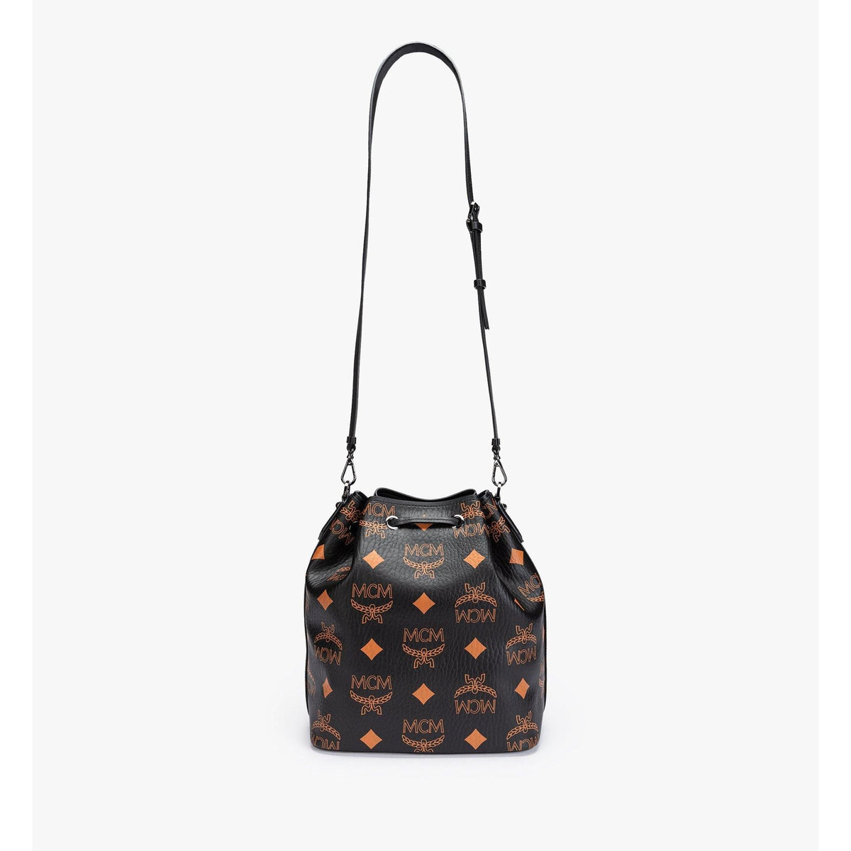 MCM Medium Dessau Drawstring Bag In Maxi Visetos