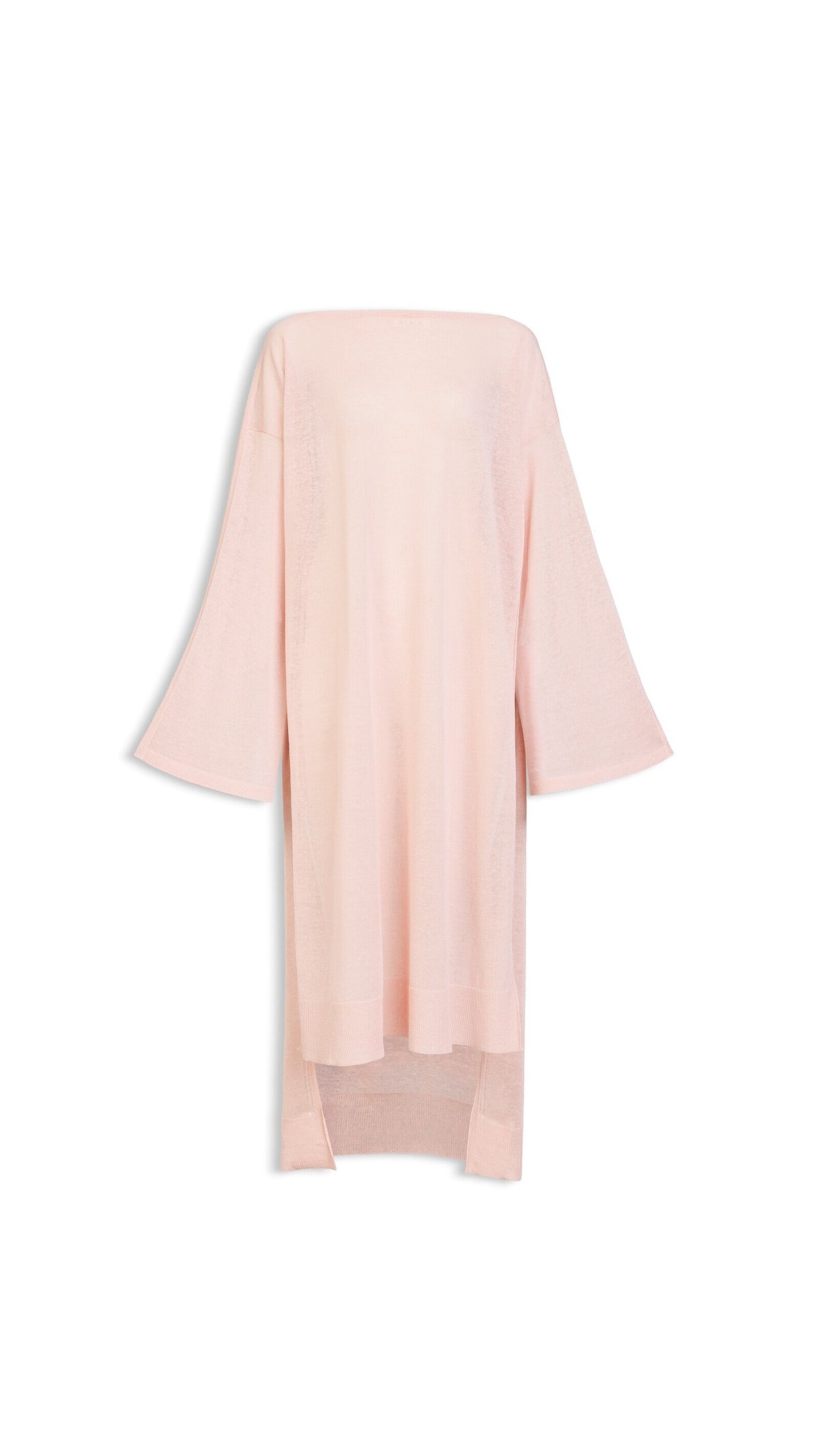 Alaïa Silk Linen Kaftan Dress