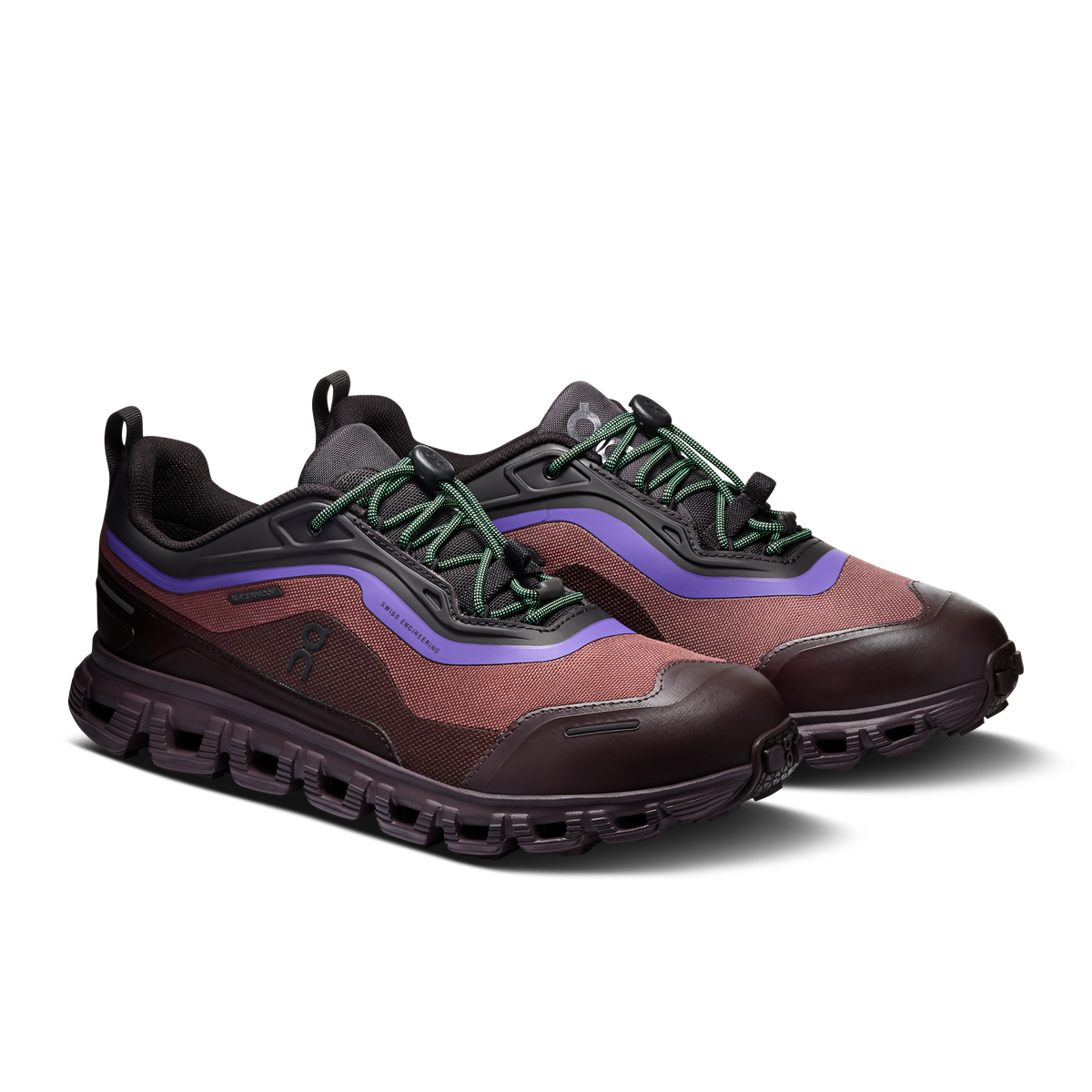 On Cloud 6 Geo Waterproof Black Tyrian (Women'S)