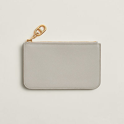 Hermes Silk'In Compact Wallet Ardoise
