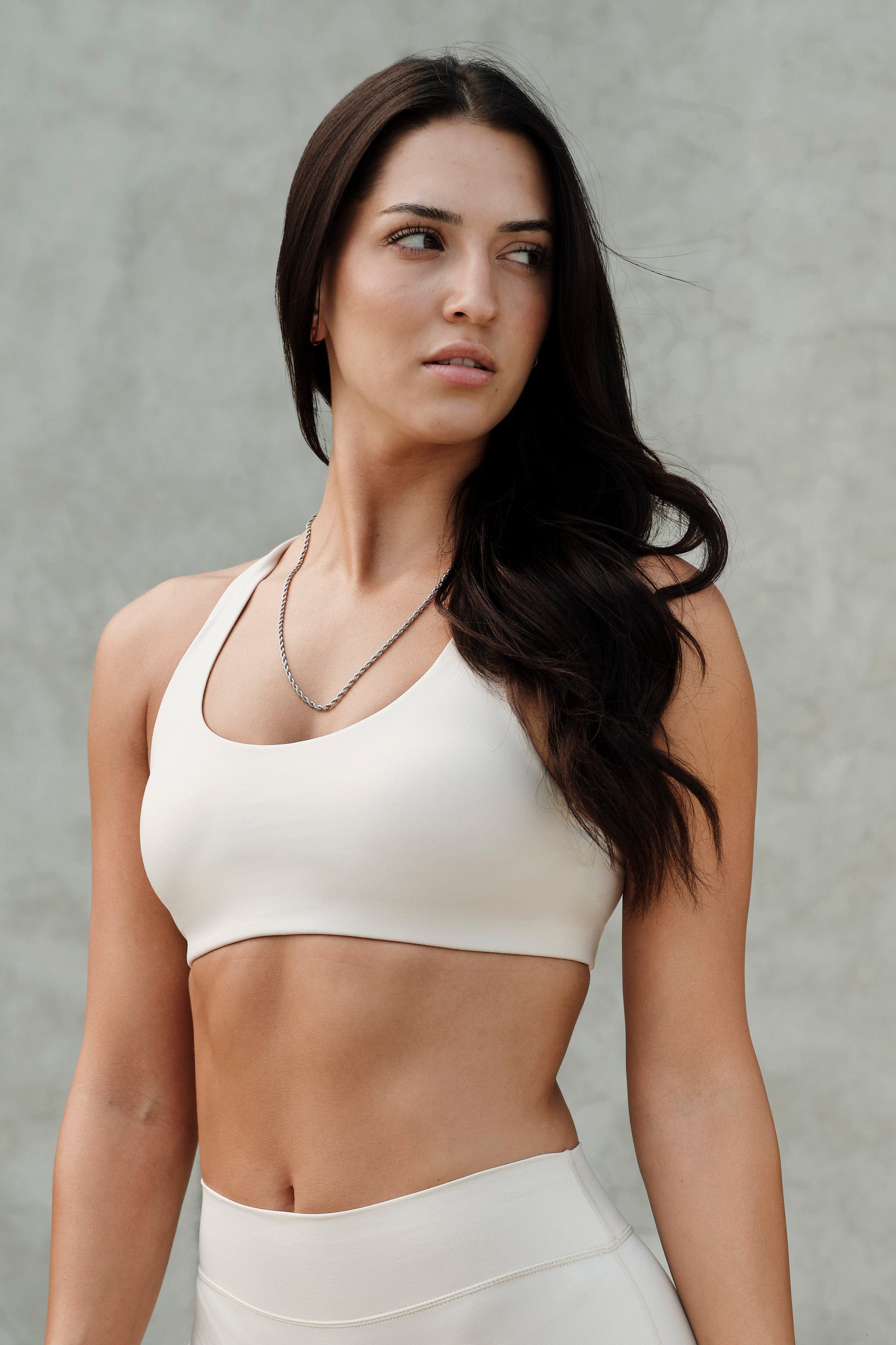 YoungLA W341 Balance Crossback Bra Cream