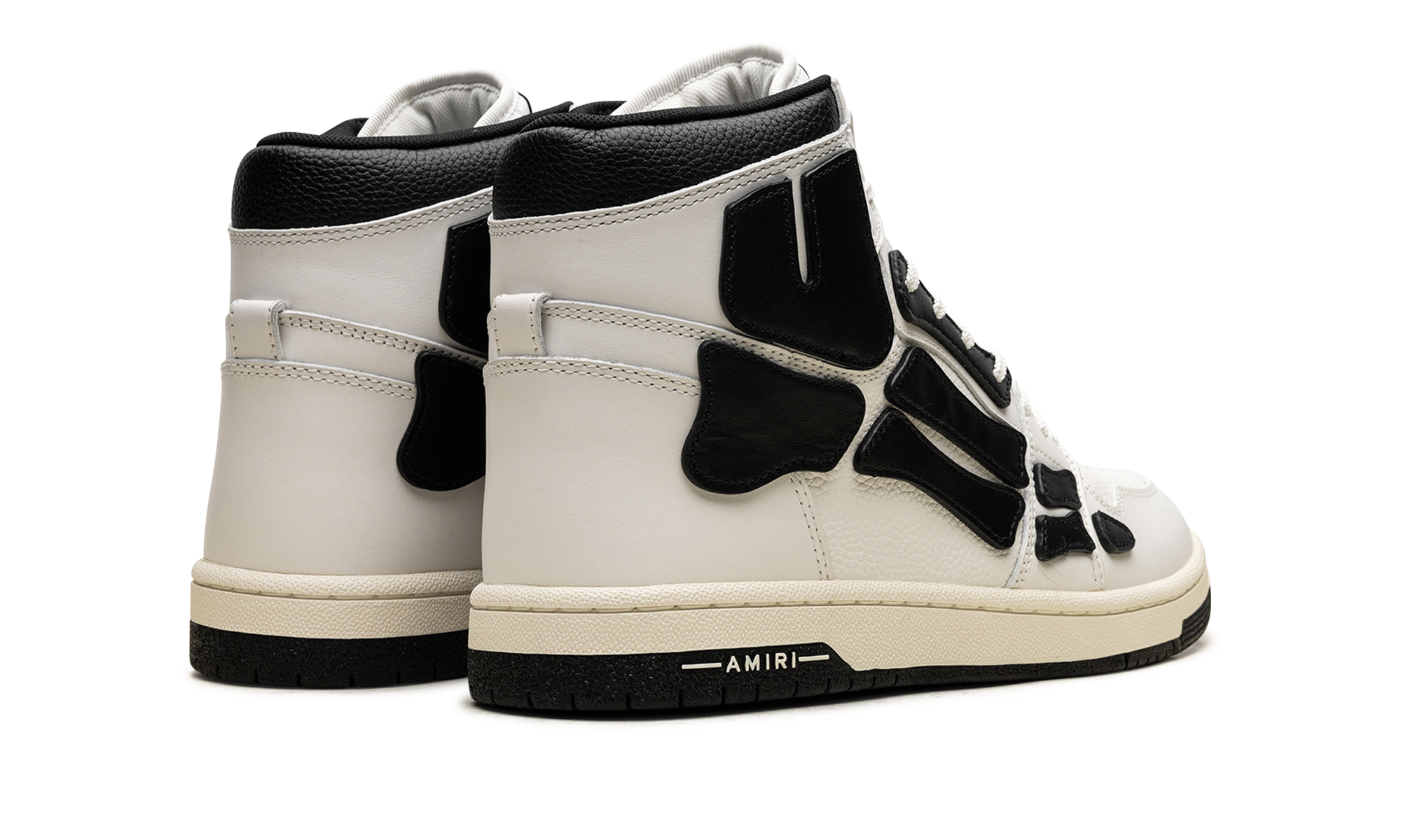 AMIRI Skel Top Hi White Black