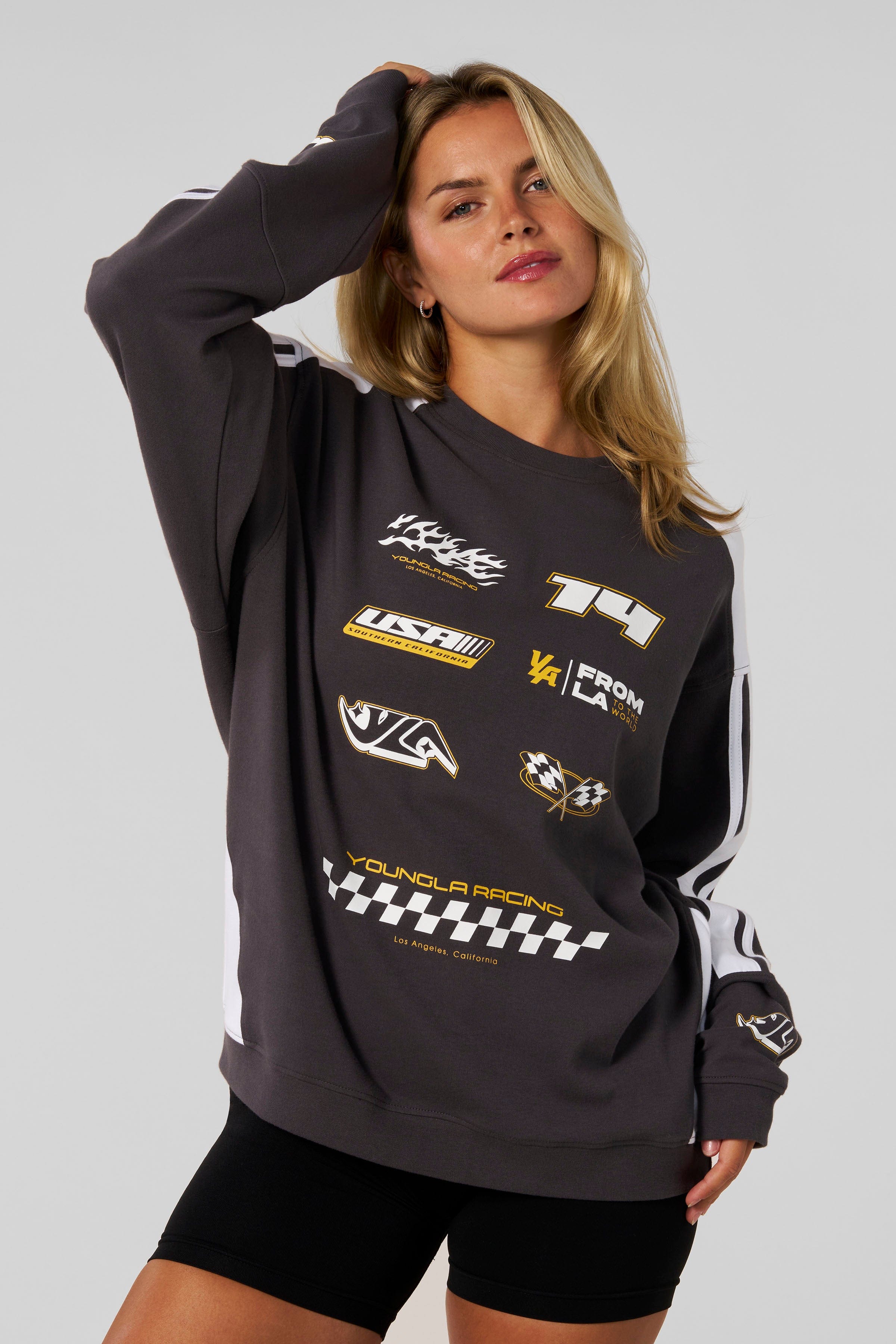 YoungLA W4230 - Drift Jersey Charcoal